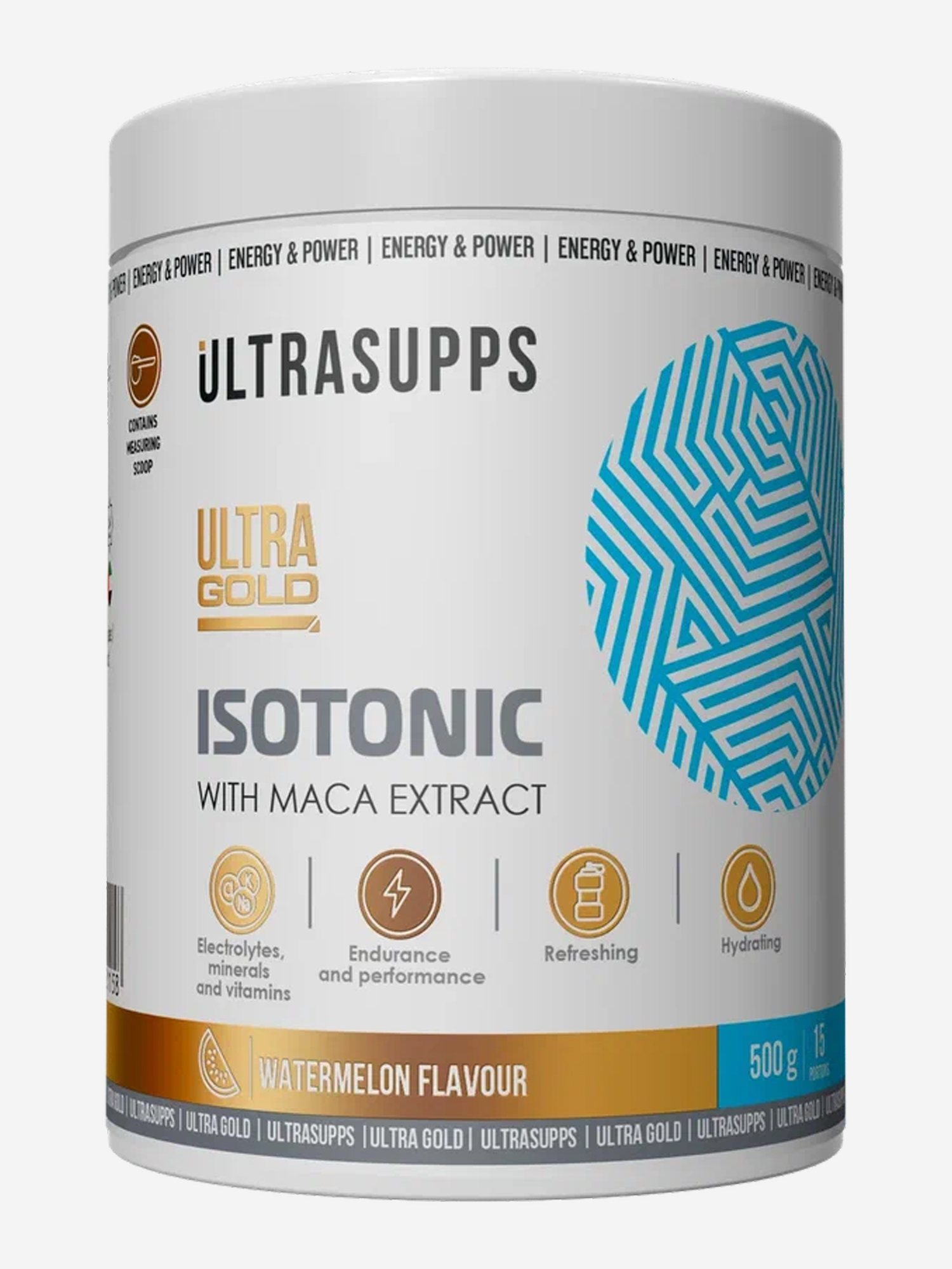 

Изотоник Ultrasupps Ultra Gold "Арбуз", 500 г, Белый