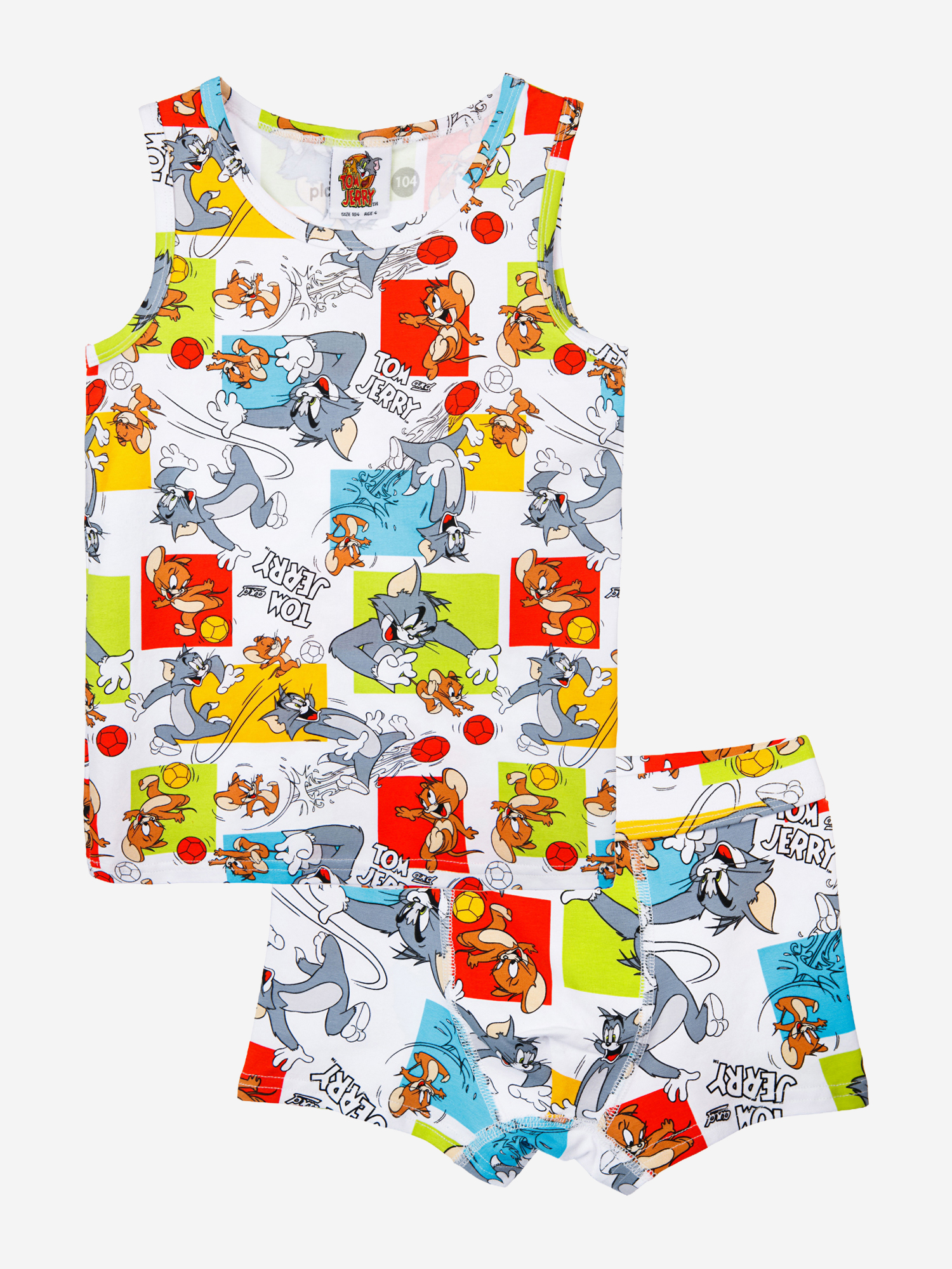 Изображение товара Комплект для мальчиков: майка, трусы PlayToday Изображение товара Комплект для мальчиков: майка, трусы PlayToday