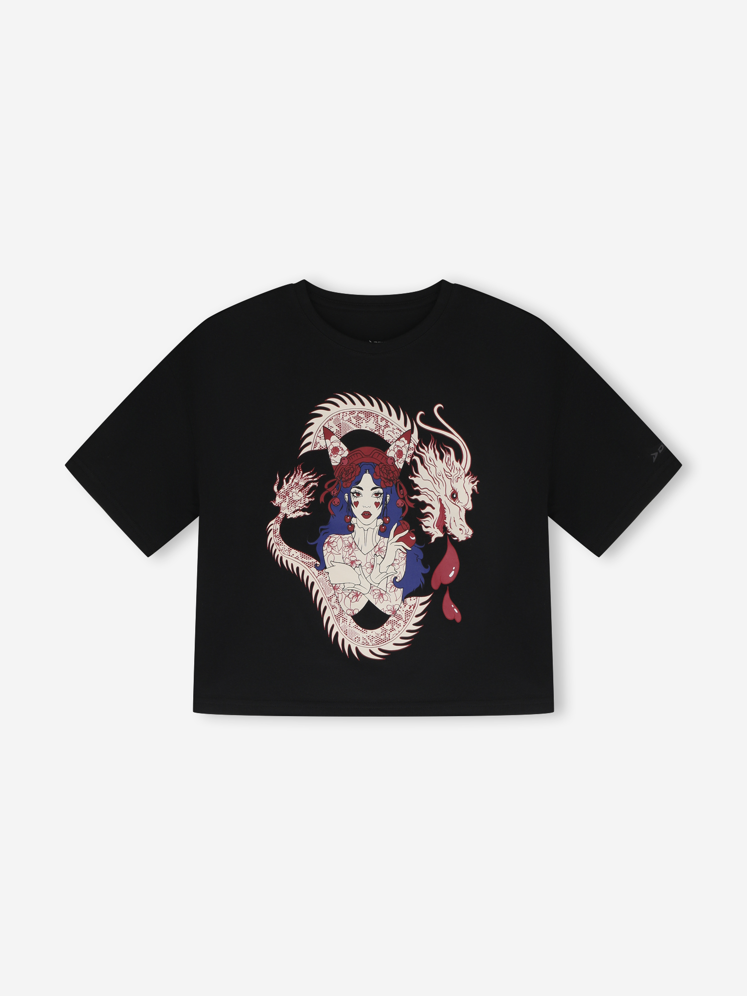 Футболка Demix с принтом, черный, арт. 142310DMX-99