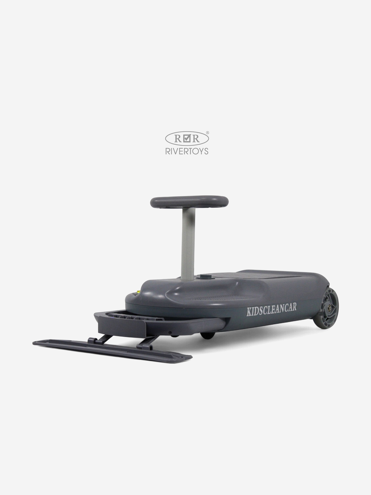 Изображение товара Детский электромобиль RIVERTOYS Y-01 с функцией влажной уборки, Серый Изображение товара Детский электромобиль RIVERTOYS Y-01 с функцией влажной уборки, Серый
