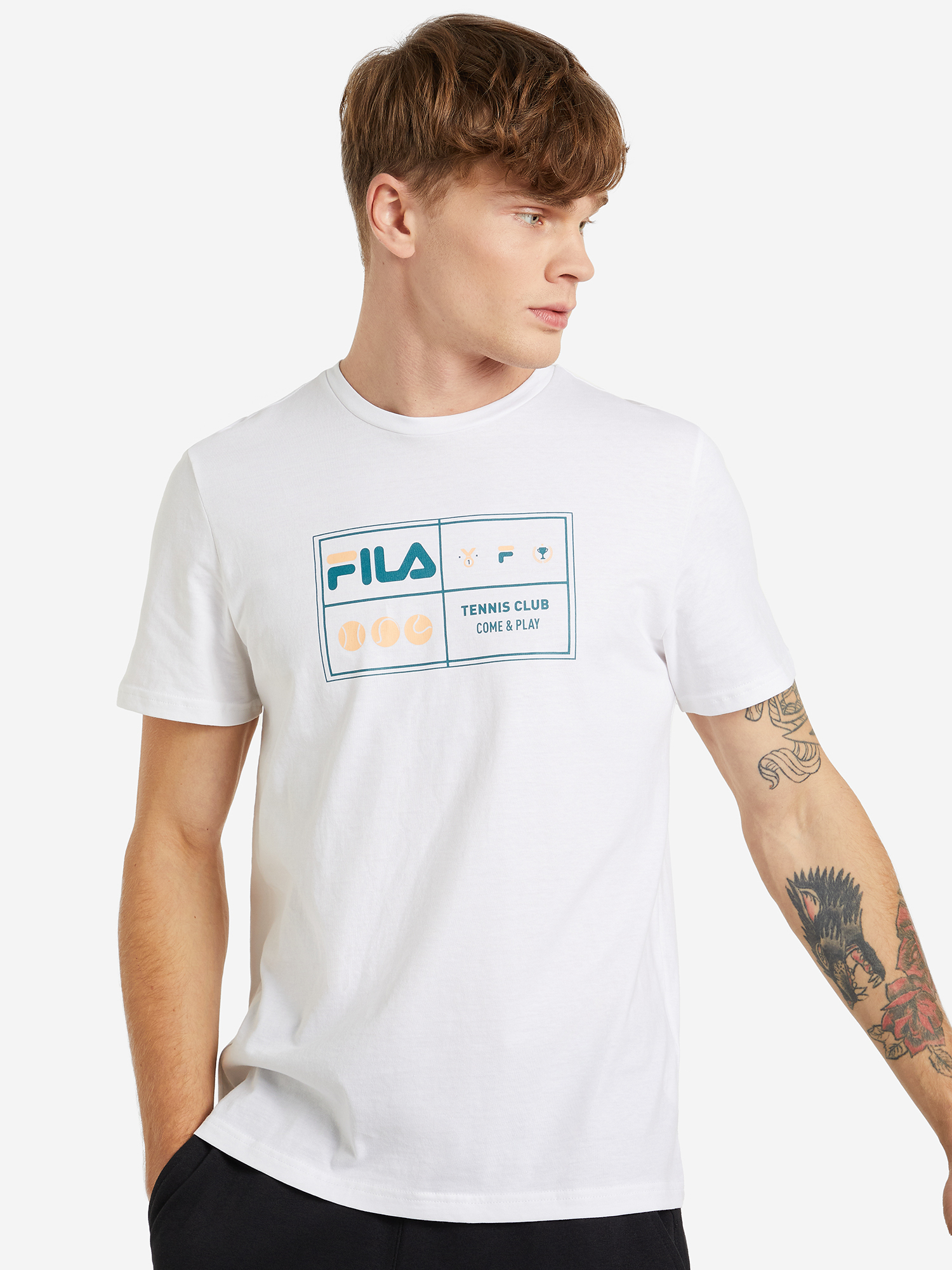 

Футболка мужская FILA, Белый