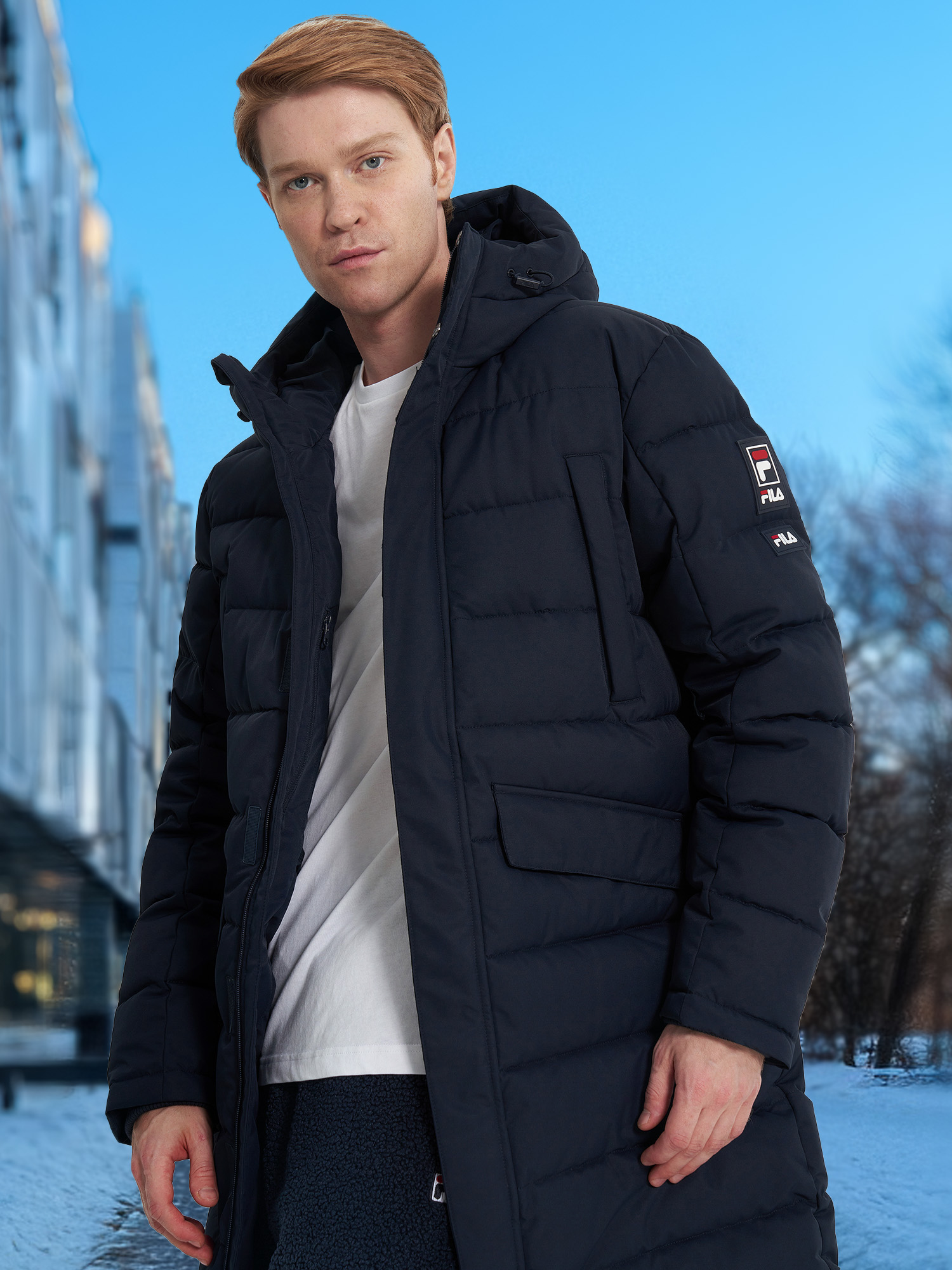 

Куртка утепленная мужская FILA, Синий