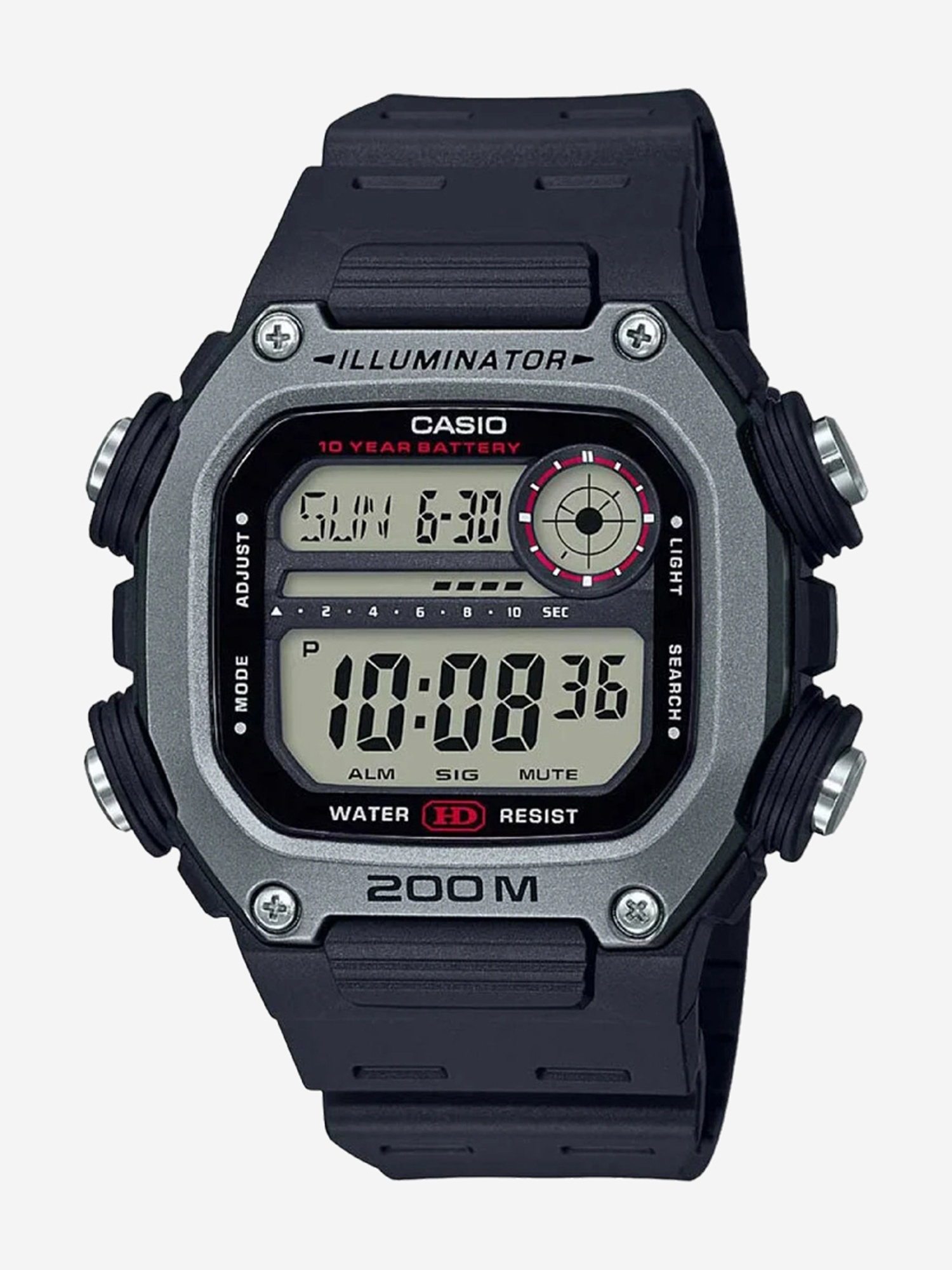 

Наручные часы Casio DW-291H-1A, Черный