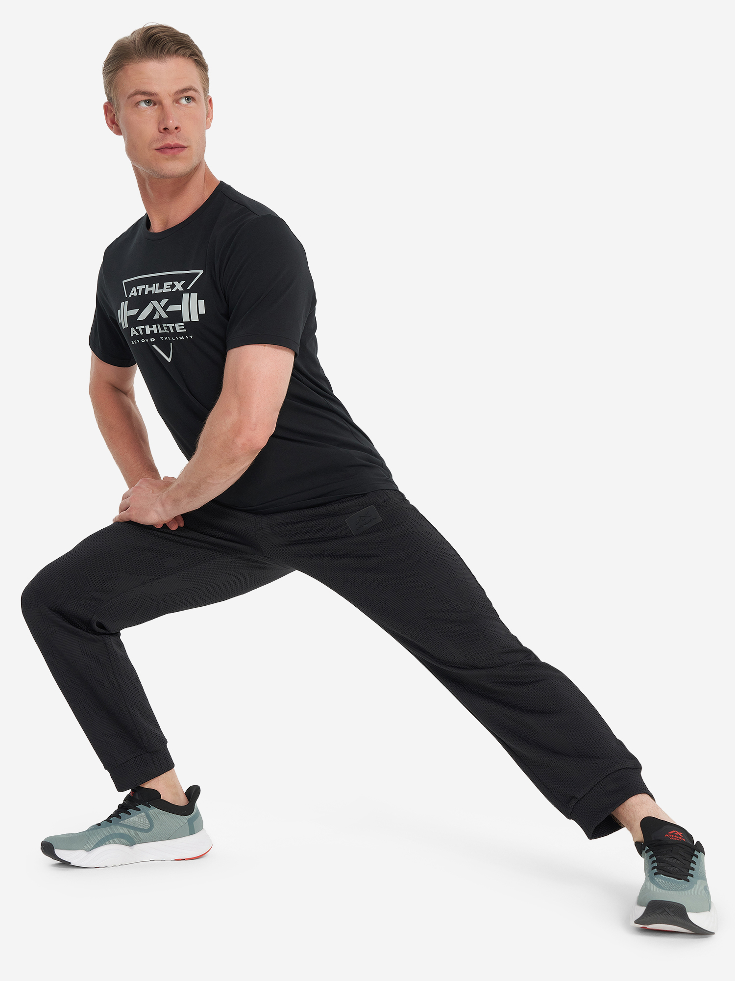 фото Футболка мужская athlex, черный