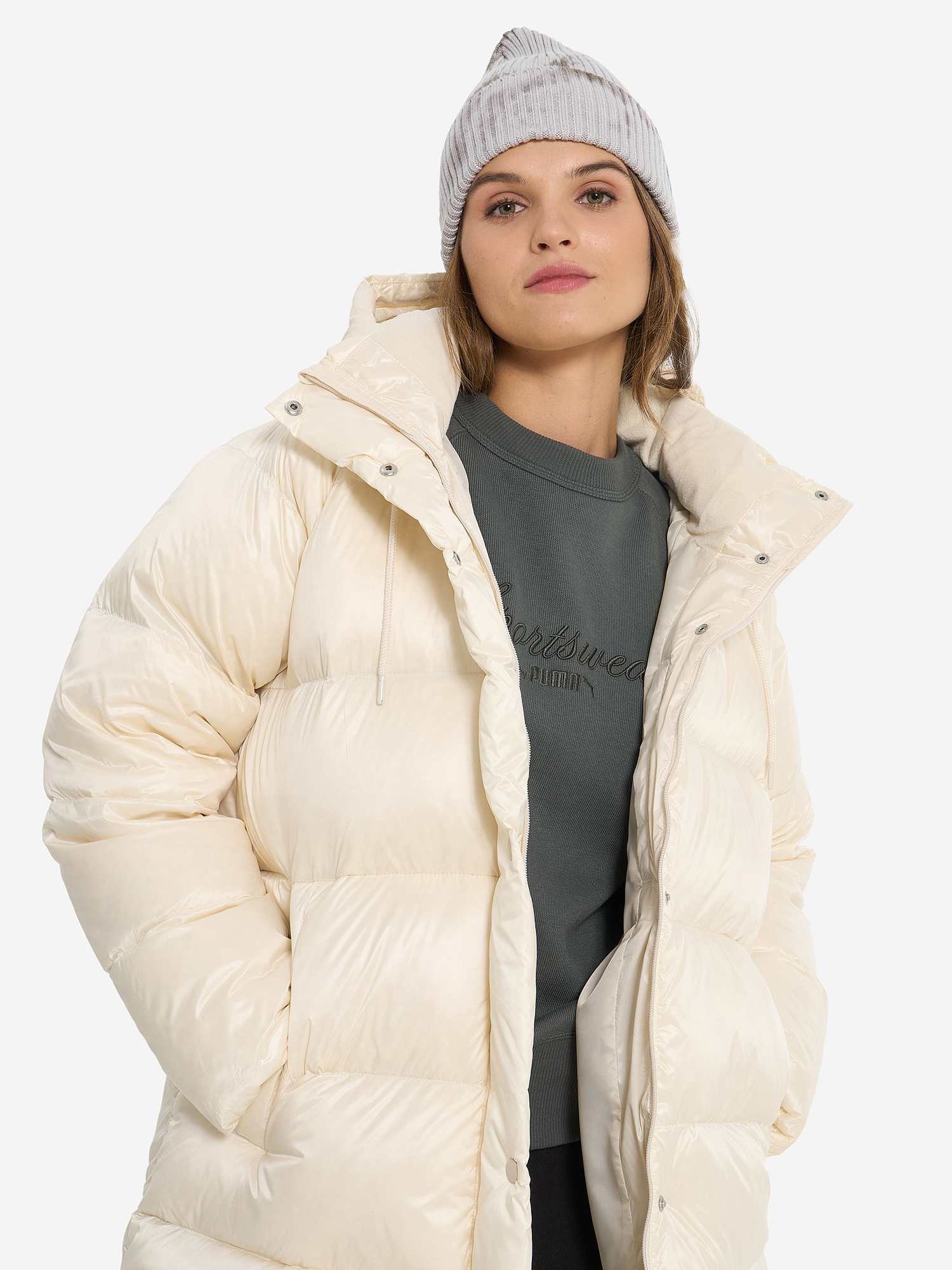 

Пуховик женский PUMA Style Down, Бежевый