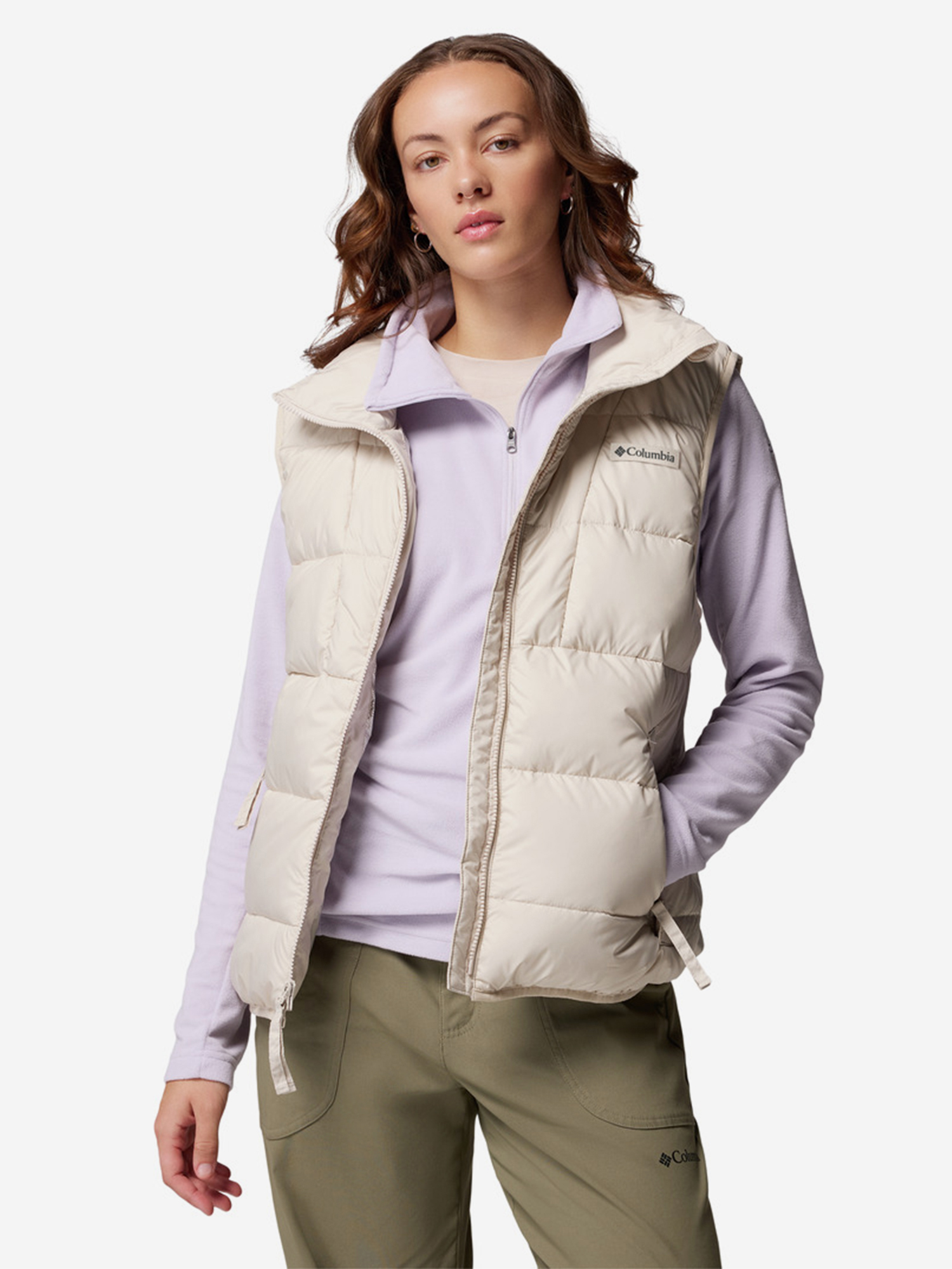 Жилет утепленный женский Columbia Pike Lake III Vest, бежевый, арт. 2133601clb-278