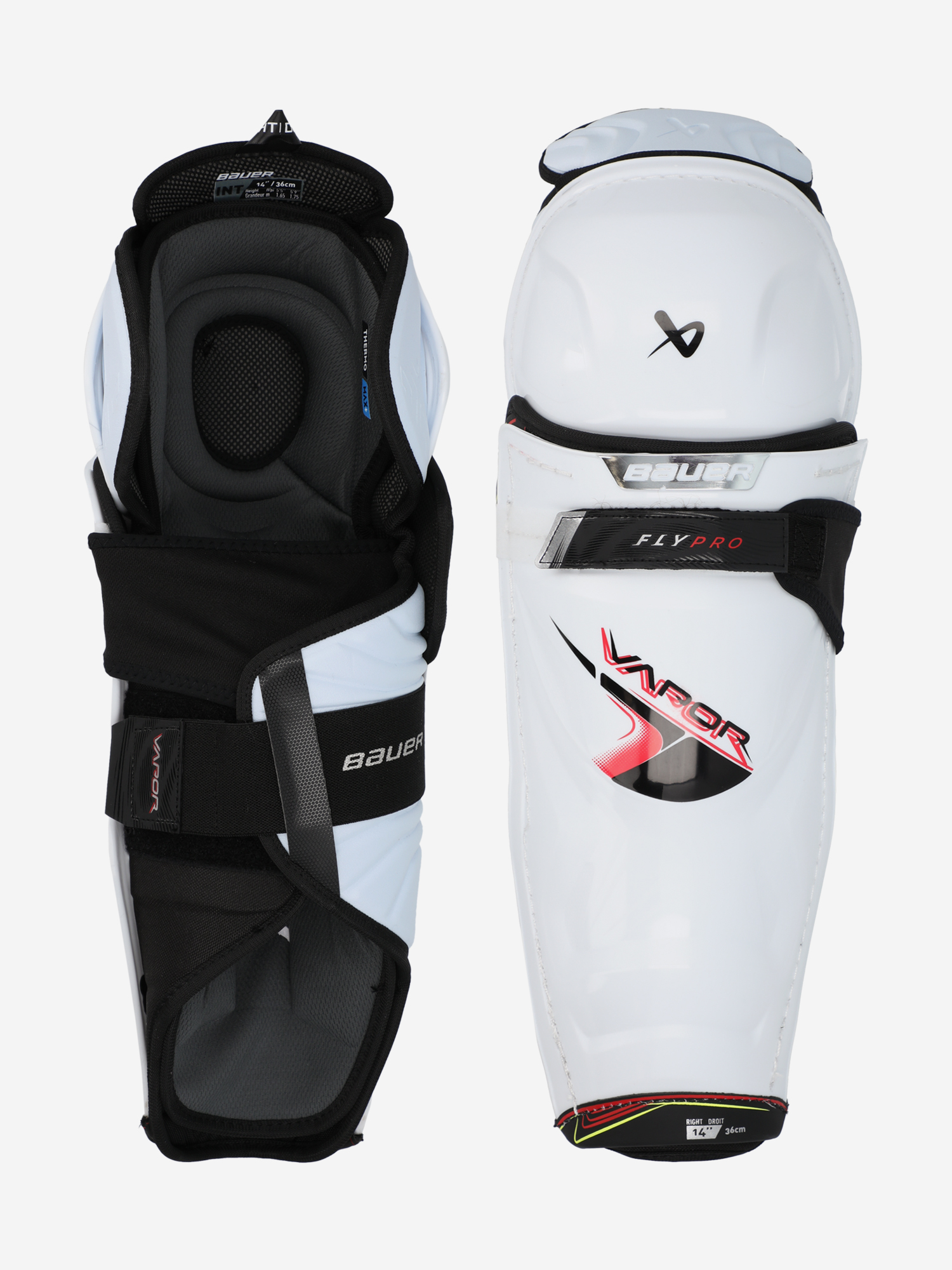 

Щитки хоккейные детские BAUER Vapor Flypro INT, Белый