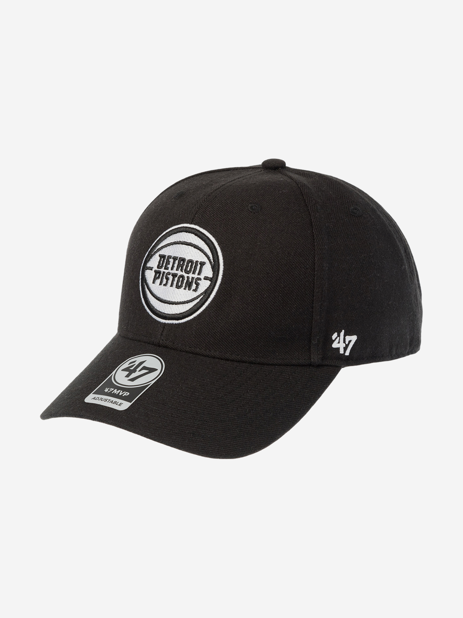 Изображение товара Бейсболка 47 BRAND K-MVP07WBV-BKW Detroit Pistons NBA унисекс спортивная кепка Изображение товара Бейсболка 47 BRAND K-MVP07WBV-BKW Detroit Pistons NBA унисекс спортивная кепка