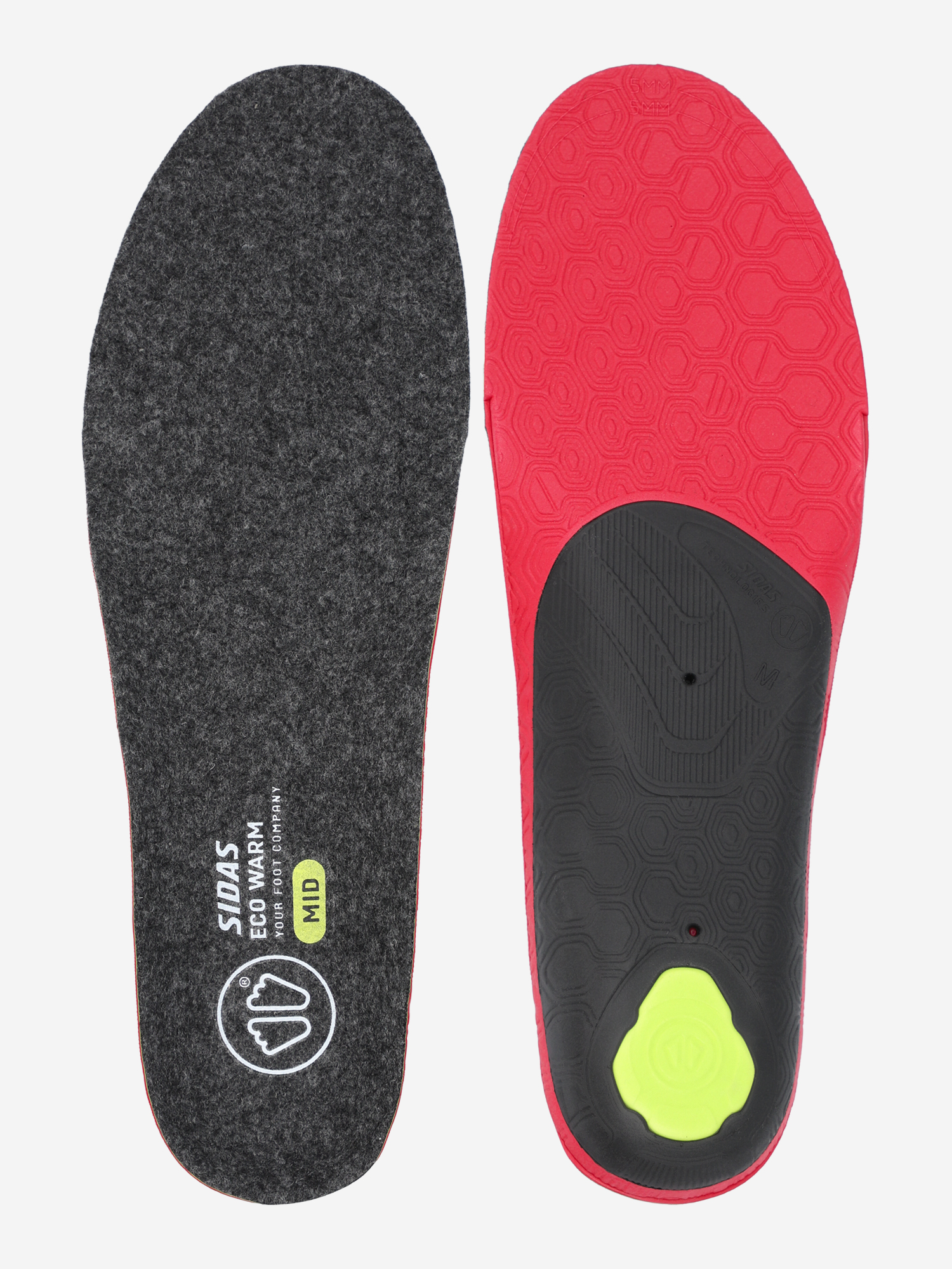 

Стельки Sidas 3 Feet mid Eco Warm, Серый