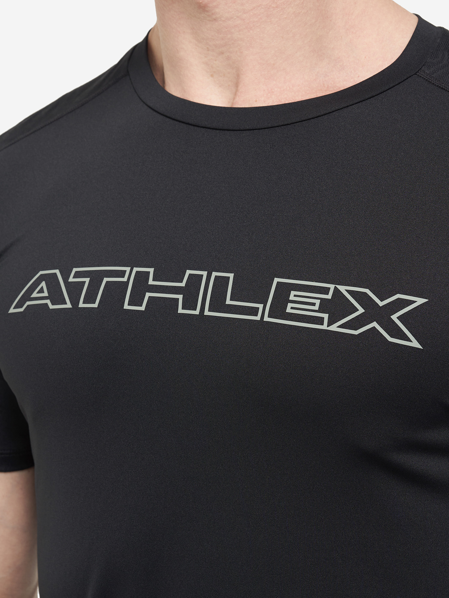 Футболка мужская Athlex Alpha, Черный 125978A31-99, размер RUS 48 | EUR S-M/48 - фото 5