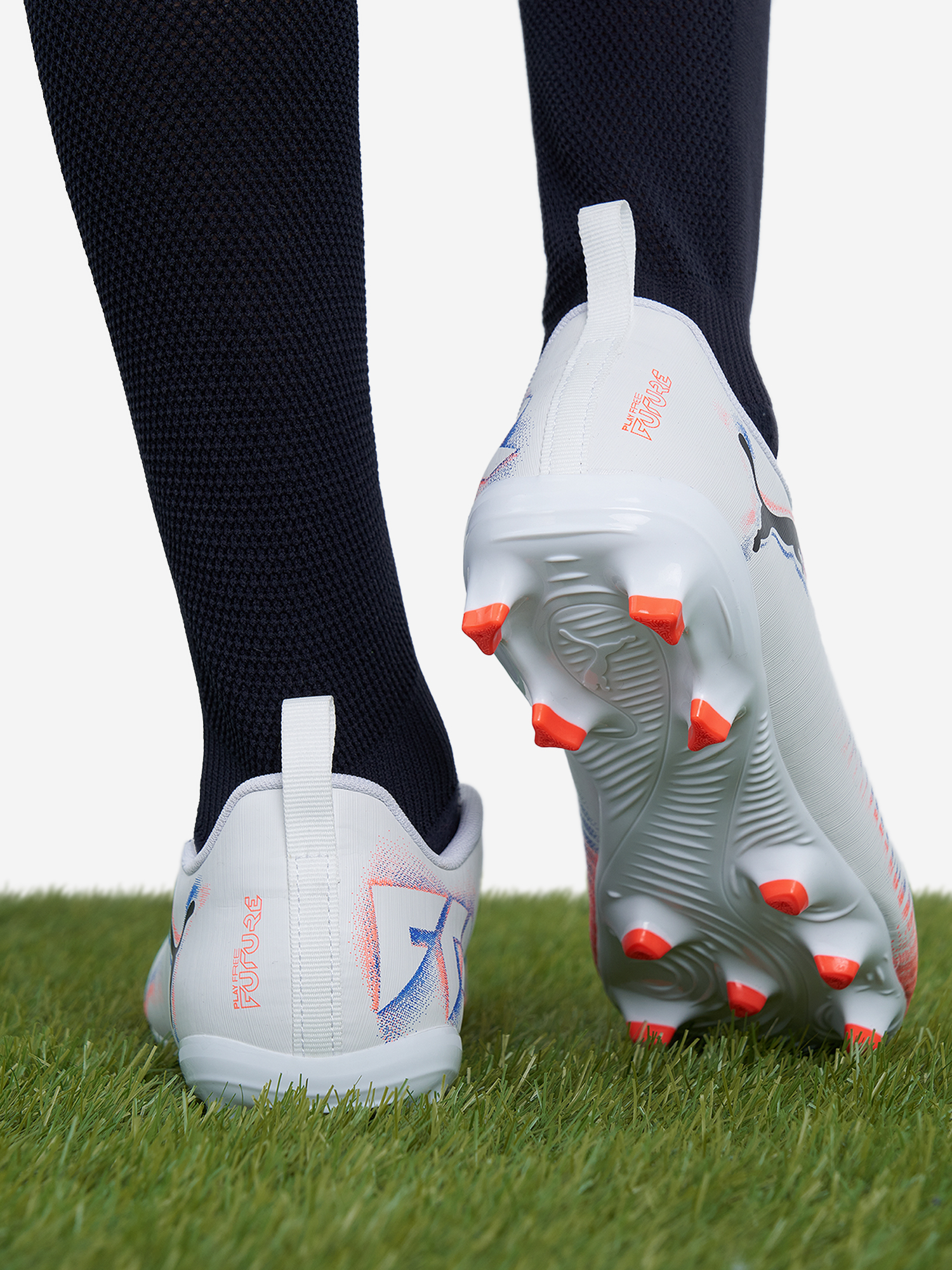 фото Бутсы для мальчиков puma future 8 play fg/ag, белый