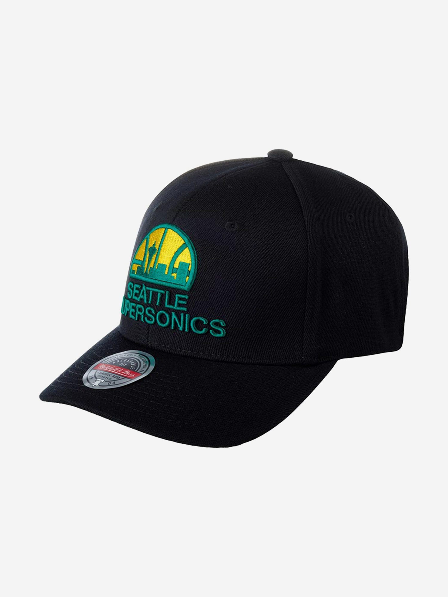 Изображение товара Бейсболка MITCHELL NESS HHSSINTL102-SSUYYPPPBLCK Seattle Supersonics NBA
