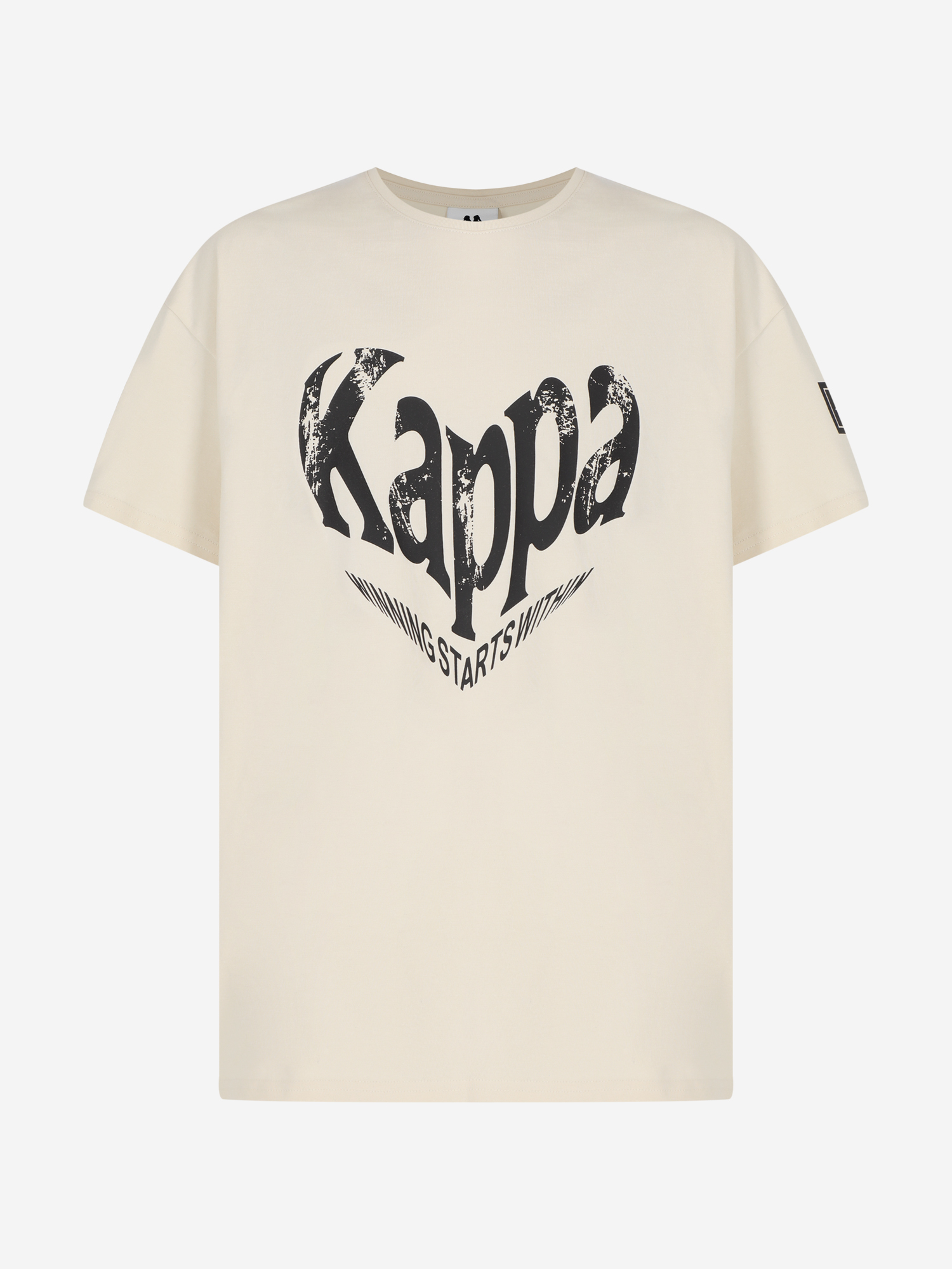 фото Футболка для девочек kappa, бежевый