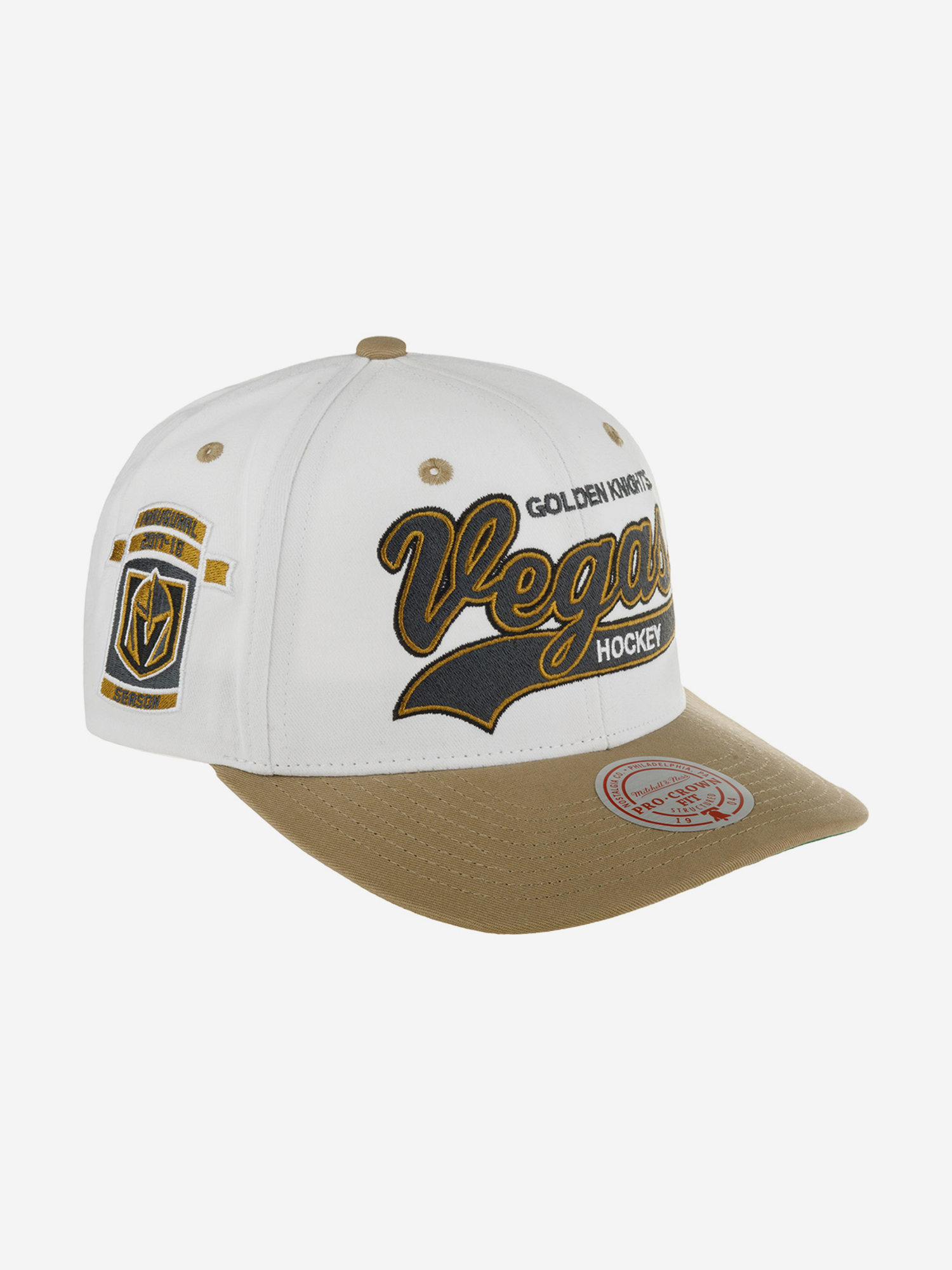 Бейсболка MITCHELL NESS HHSS7286-VGKYYPPPWHIT Vegas Golden Knights NHL (бежевый), Бежевый 59-309XDOXM4K-54, размер Без размера - фото 2