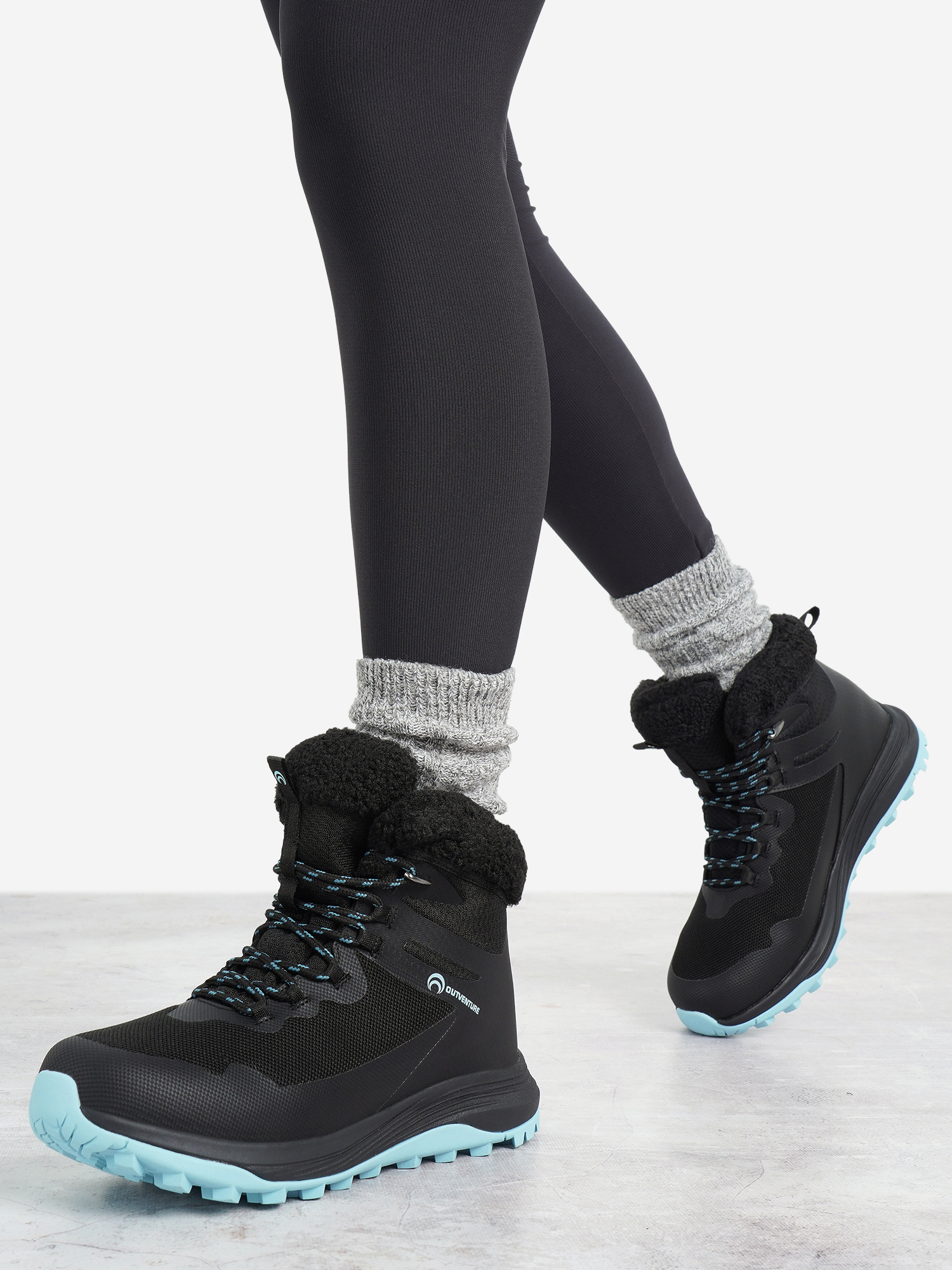 Ботинки утепленные женские Outventure Twinkle, черный, арт. 20482