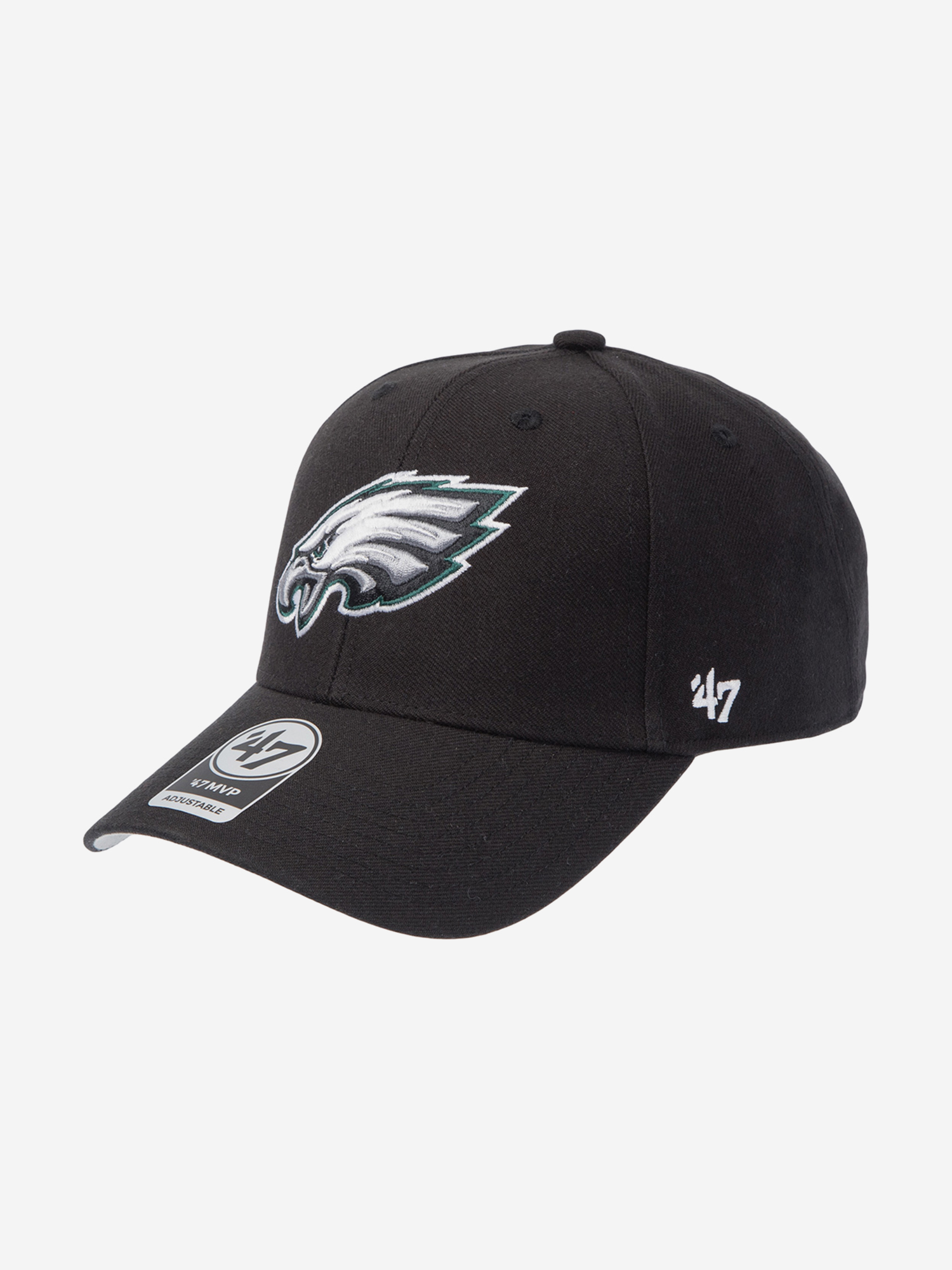 Изображение товара Бейсболка 47 BRAND Philadelphia Eagles NFL из акрила и шерсти черная