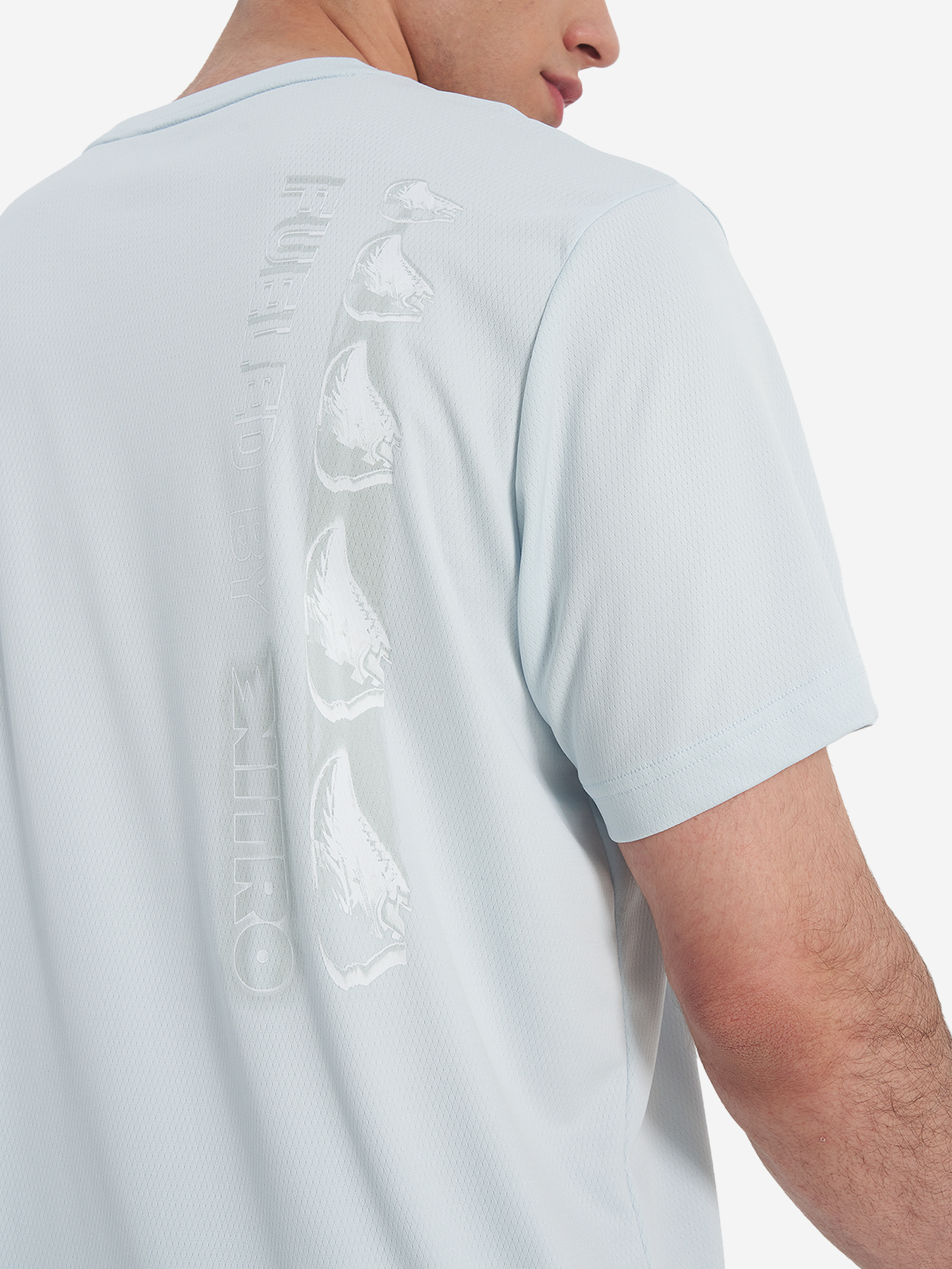 фото Футболка мужская puma nitro illustration graphic, голубой