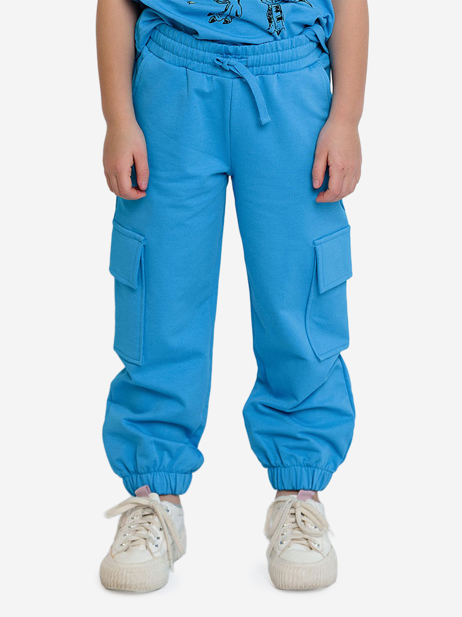 Изображение товара Брюки для мальчика Batik синий джоггеры средняя талия резинка