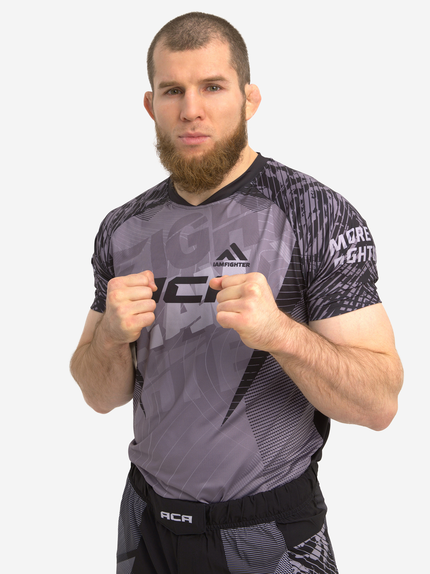 

Футболка для единоборств IAMFIGHTER ACA, Серый