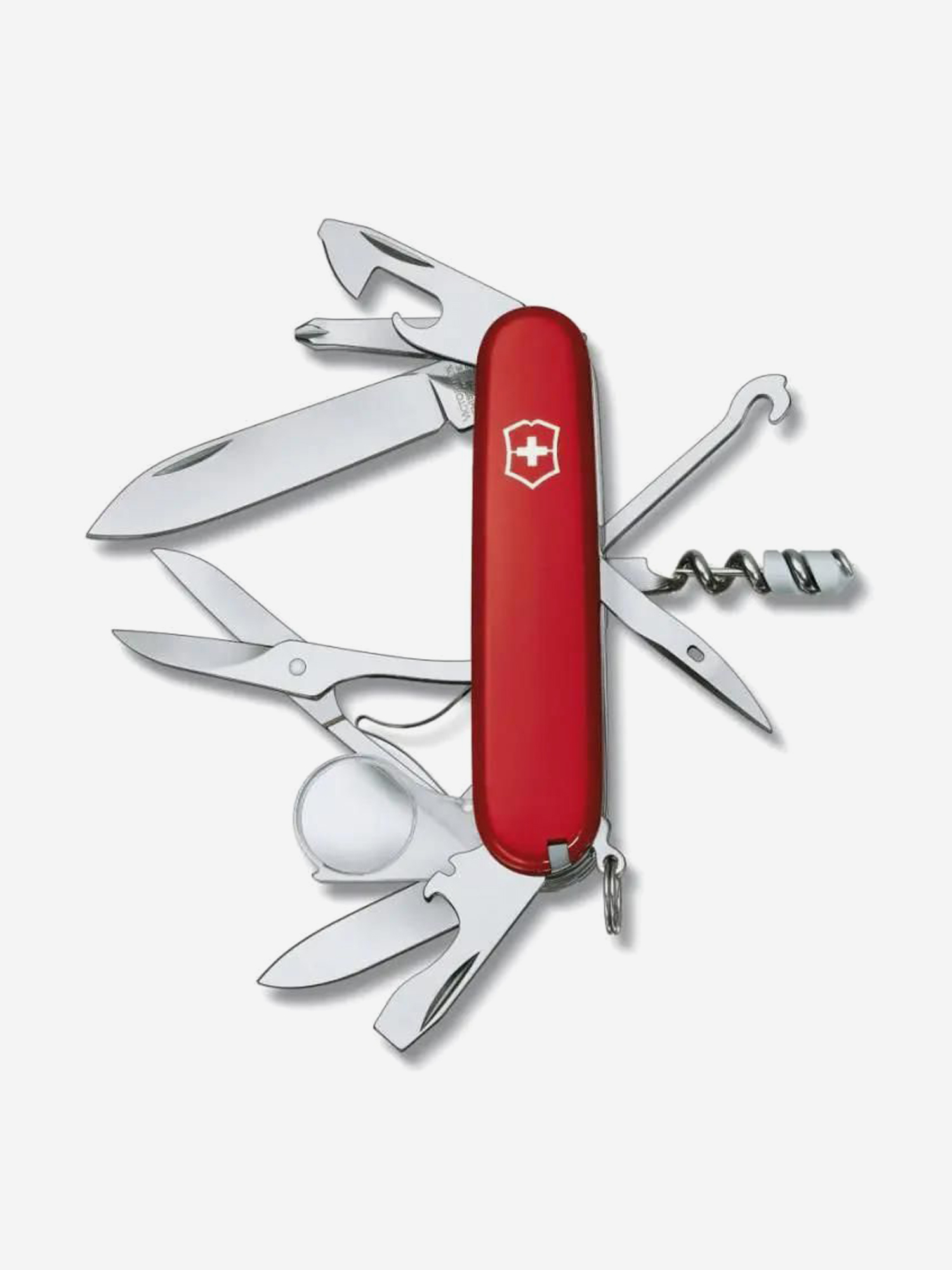 

Складной нож Victorinox Explorer, функций: 16, 91мм, красный , коробка картонная, 1.6703, Красный