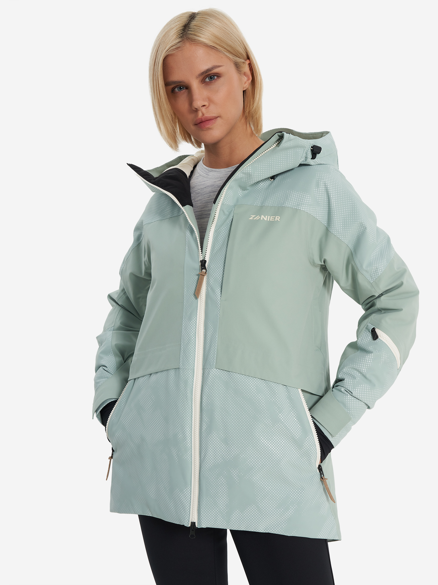 Куртка утепленная женская Zanier Зеленый 16999₽