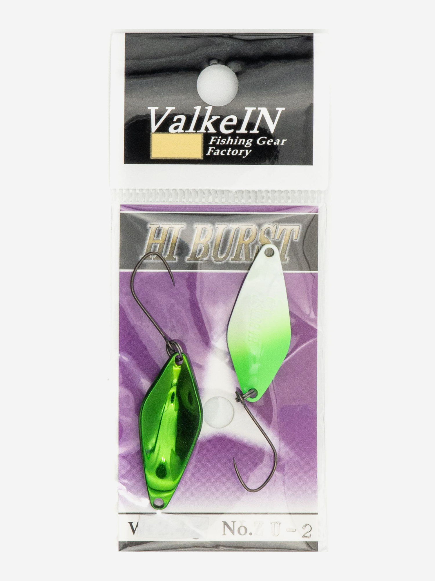 

Блесна ValkeIN Hi Burst,  г, IZU-02 Green Glow, Мультицвет