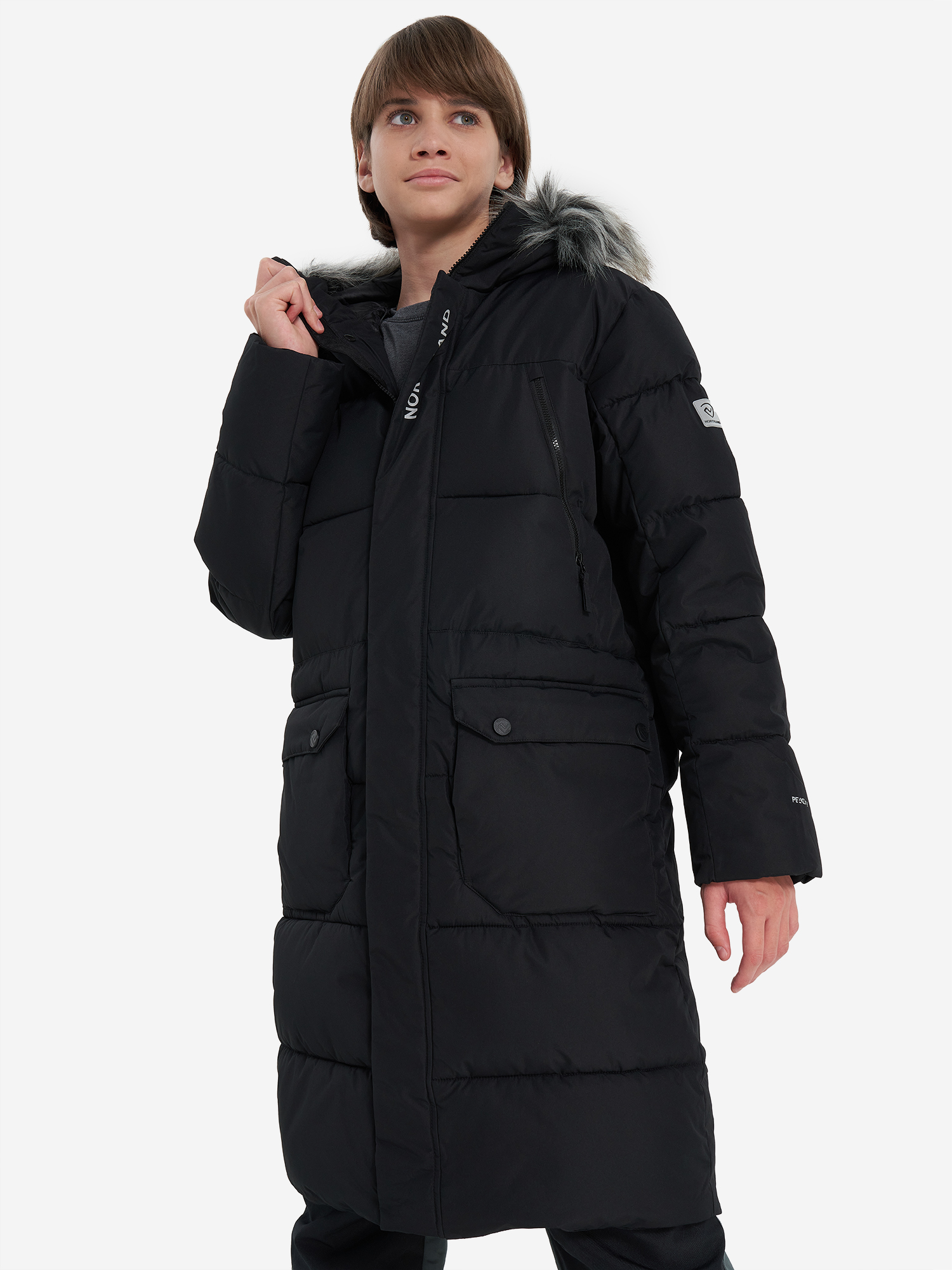 

Пальто утепленное для мальчиков Northland, Черный