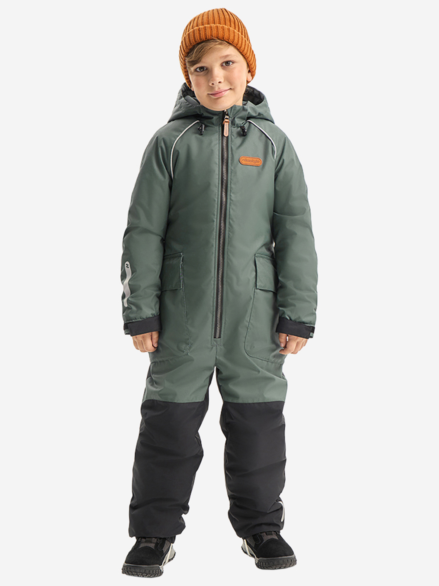 Изображение товара Комбинезон NIKASTYLE для детей утепленный демисезонный мембранный с капюшоном