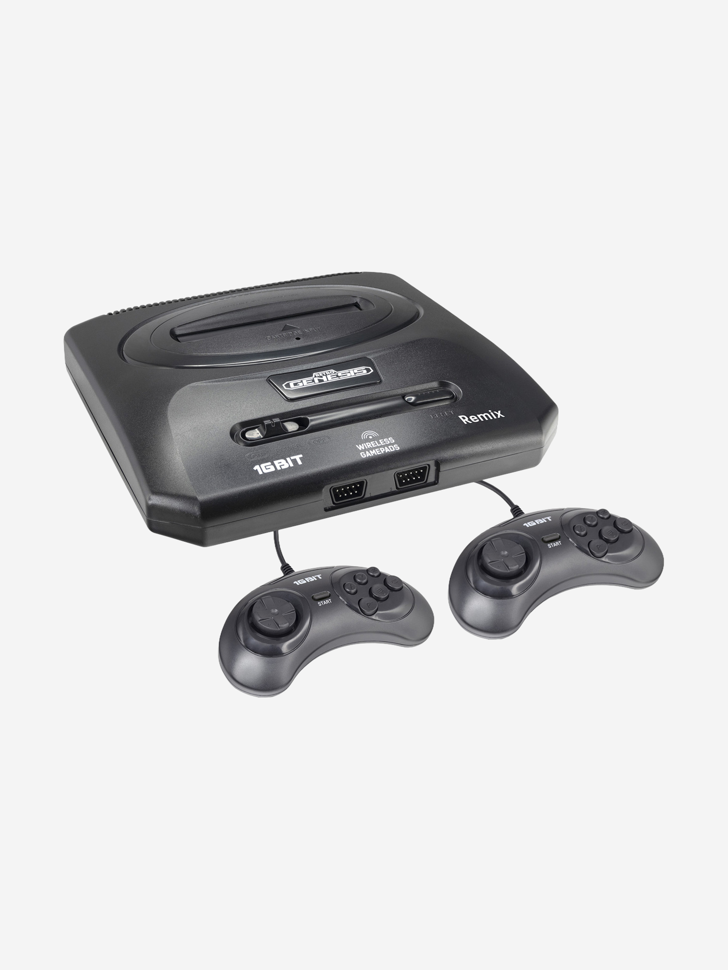 Изображение товара Игровая приставка RETRO GENESIS Remix (Sega + Dendy, 8+16Bit) + 600 игр (AV кабель, 2 проводных джойстика) Изображение товара Игровая приставка RETRO GENESIS Remix (Sega + Dendy, 8+16Bit) + 600 игр (AV кабель, 2 проводных джойстика)
