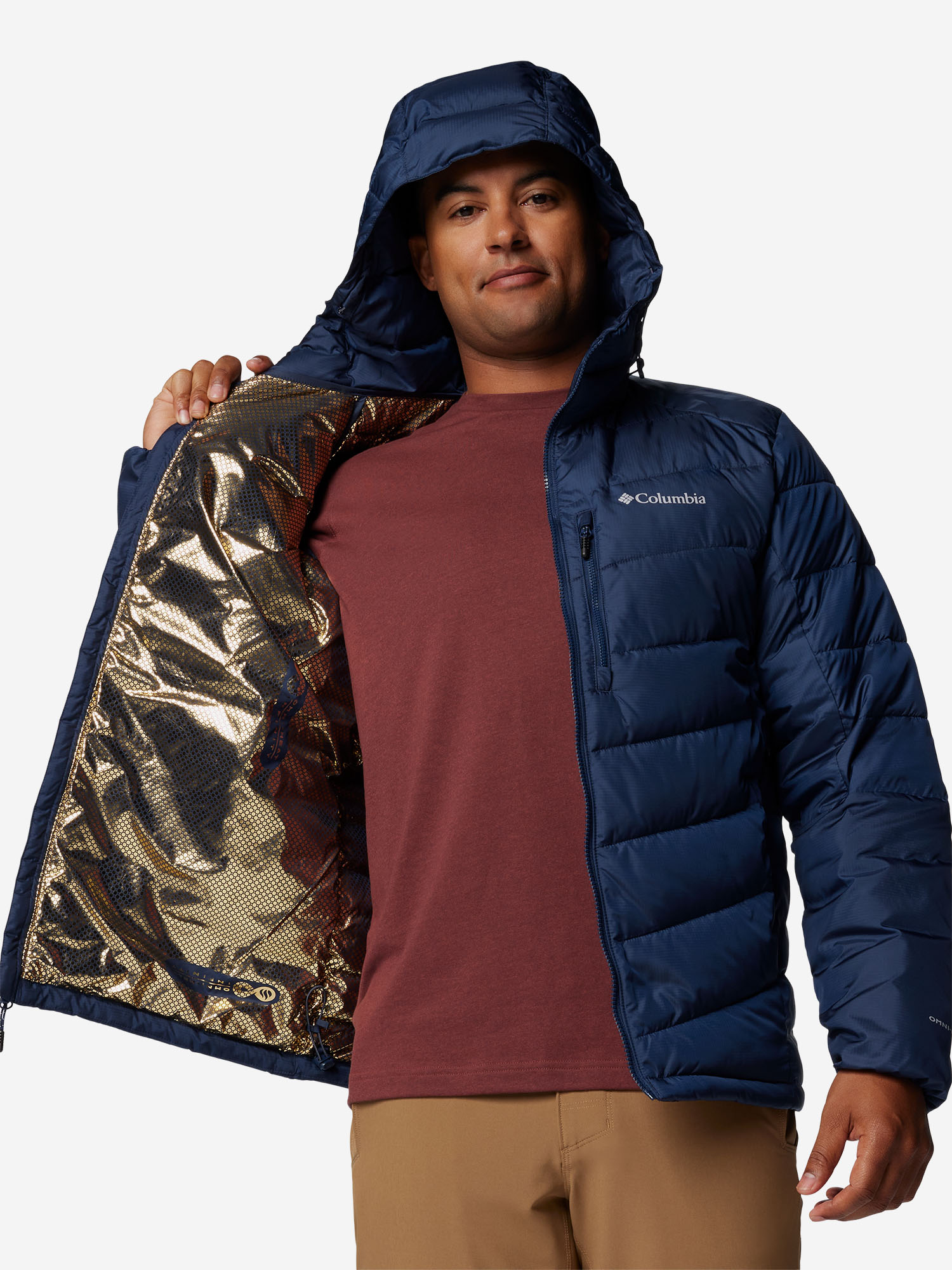 Изображение товара Куртка утепленная мужская Columbia Labyrinth Loop II Hooded Jacket темно-синий