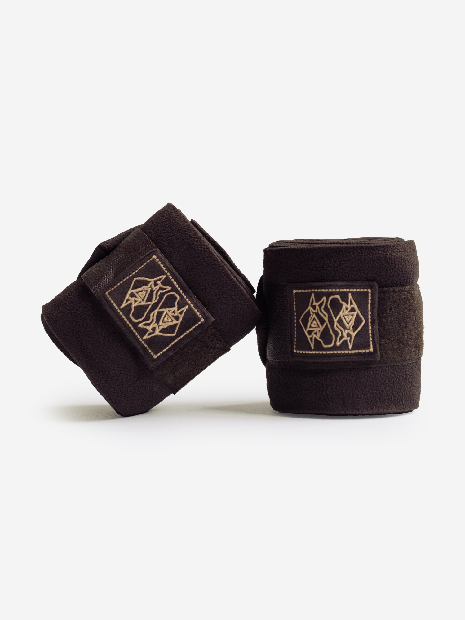 

Бинты для конного спорта ALIBI EQUESTRIAN DUO Цикорий,  с липучками , стан-4шт, Коричневый