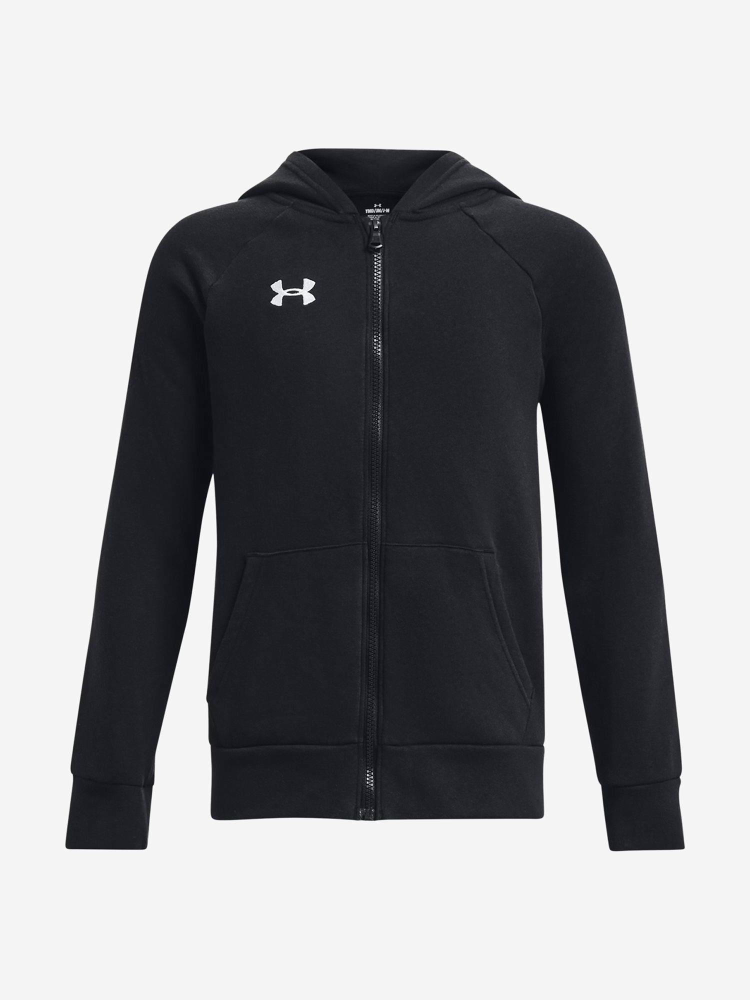 Толстовка Under Armour Rival Fleece FZ, черный, арт. 1379794U0F-001