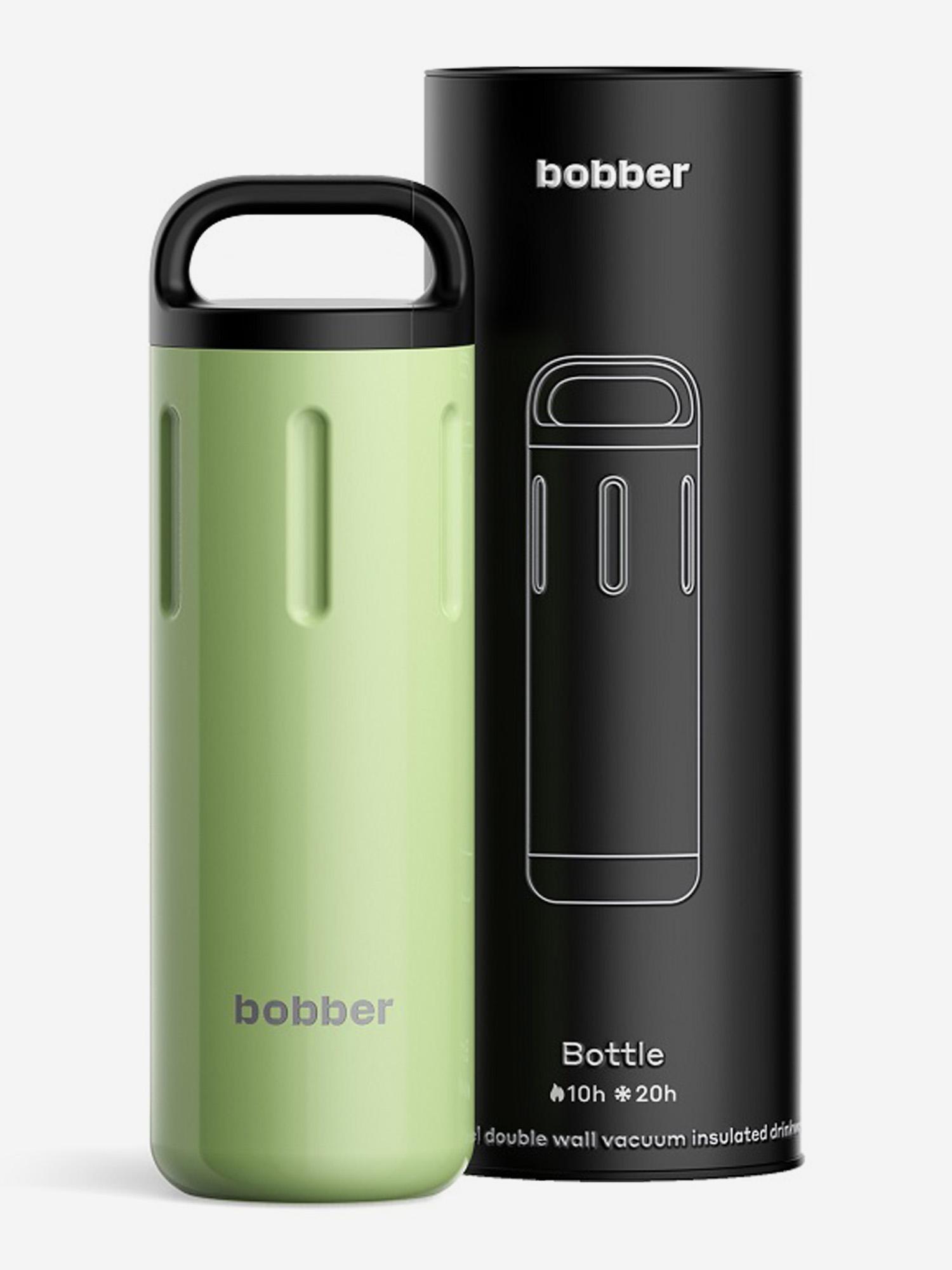 

Термокружка BOBBER Bottle с ручкой 770 мл, тепло до 10 часов, мятный, Зеленый