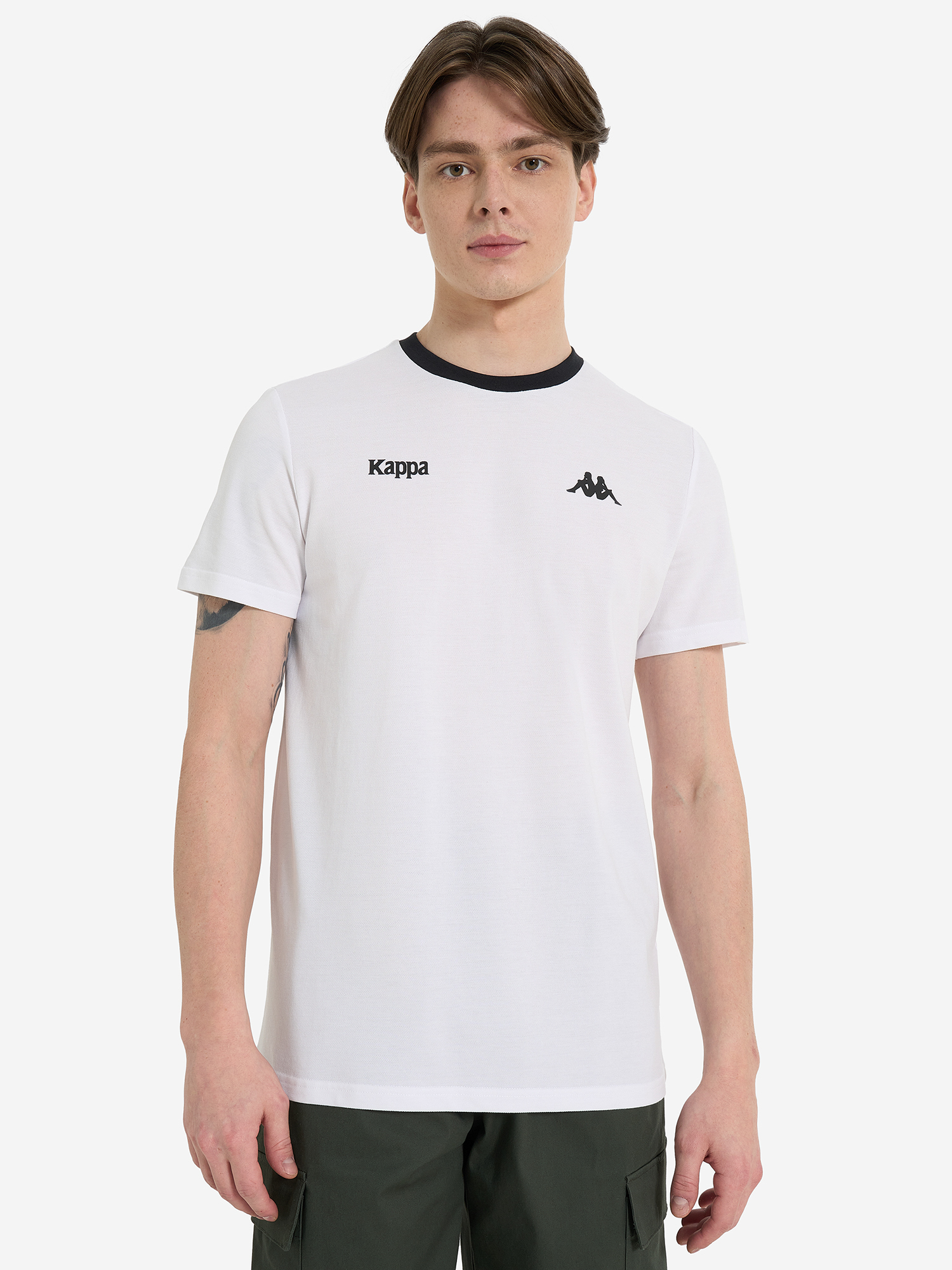 фото Футболка мужская kappa, белый