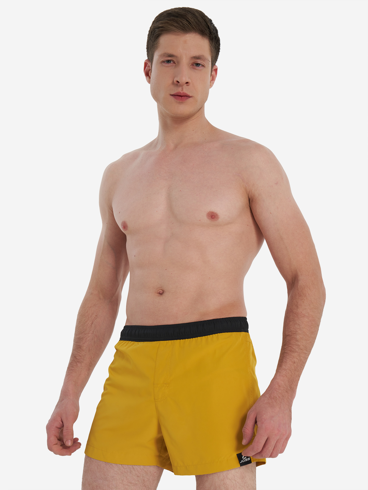 Изображение товара Мужские плавательные шорты Joss охра короткие быстрые сухие для плавания бассейна и моря 145606