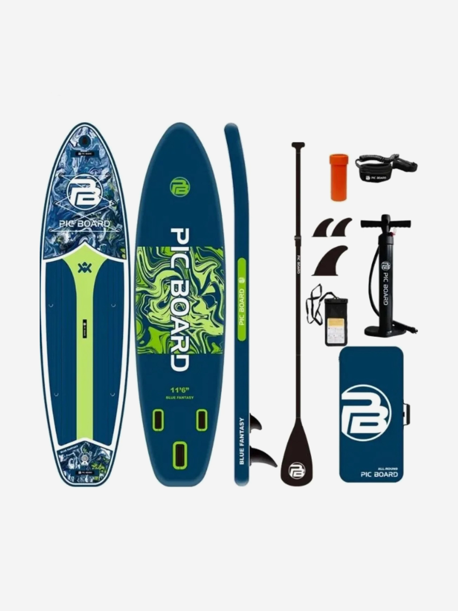 Изображение товара Сапборд надувной Skatinger PIC BOARD BLUE FANTASY