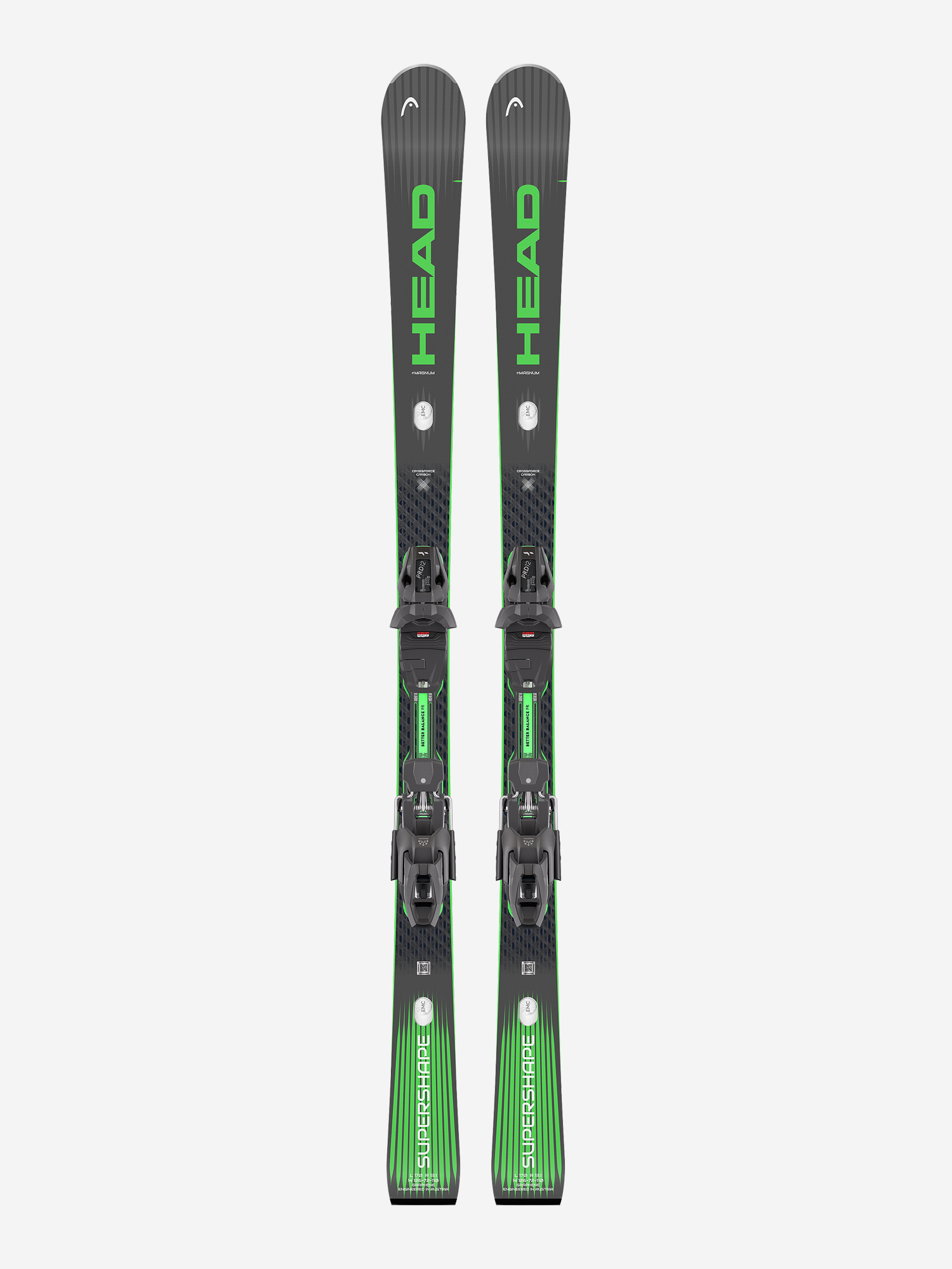 Горные лыжи Head Supershape E-Magnum + крепления PRD 12 GW Brake 85, Мультицвет