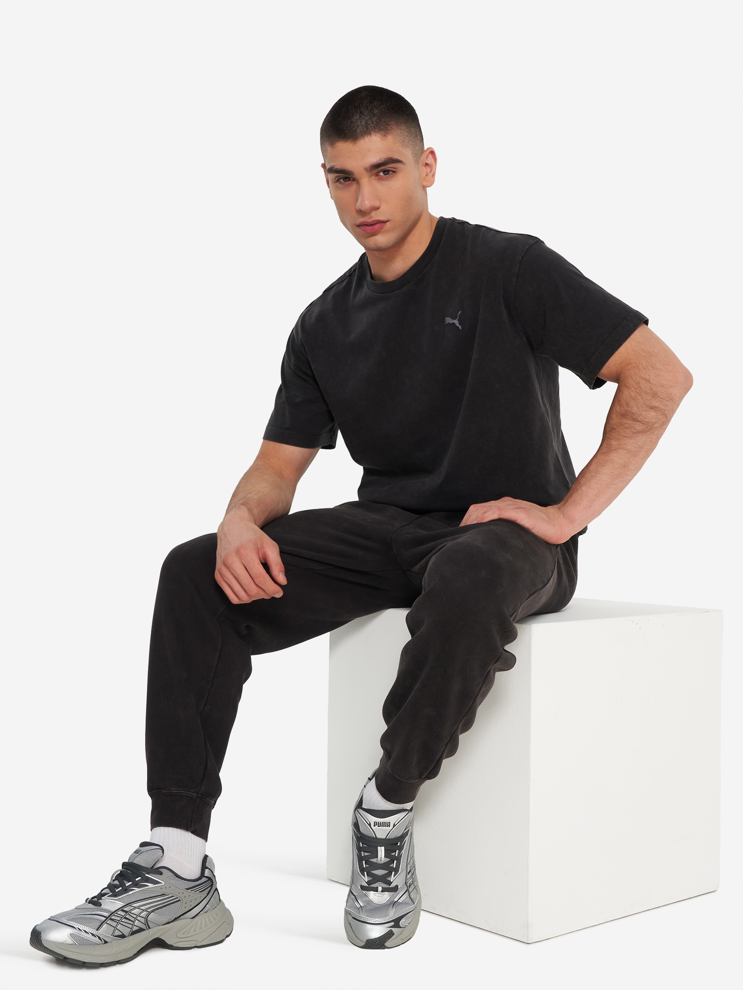 Брюки мужские PUMA Ess Elevated, Черный 4