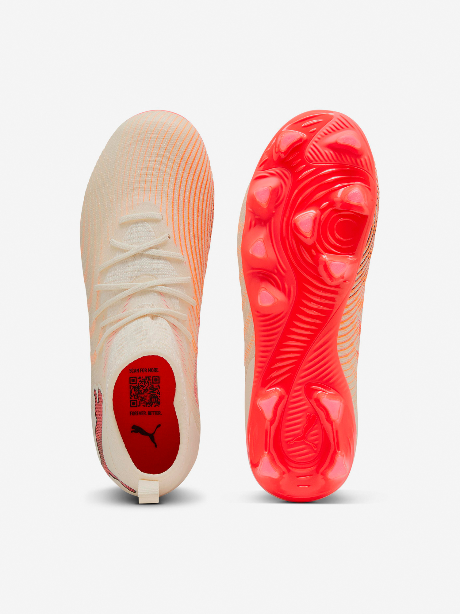 Бутсы для мальчиков PUMA Future 9 Match Fg/Ag, Бежевый 4