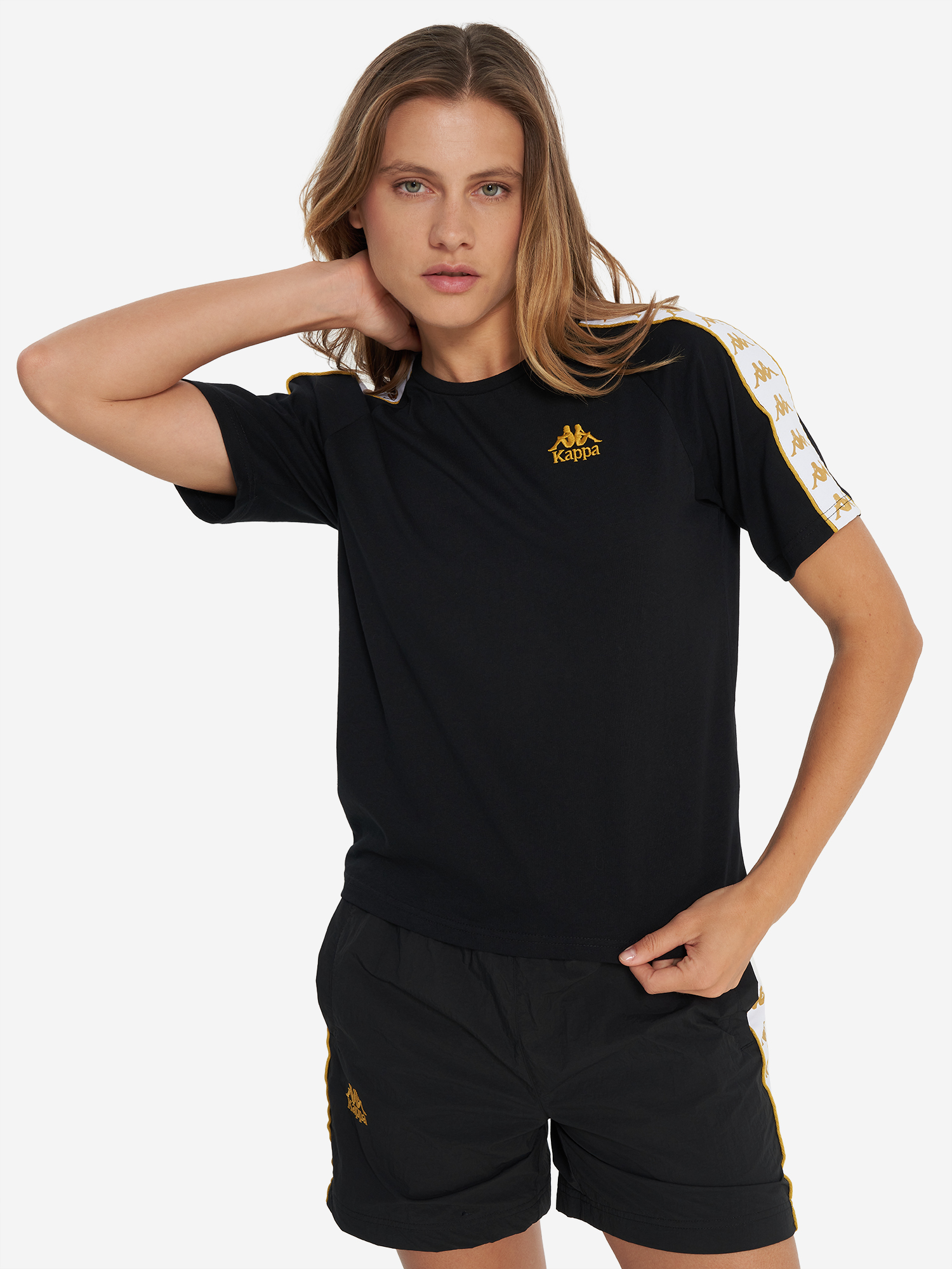 Футболка женская Kappa, черный, арт. 30904
