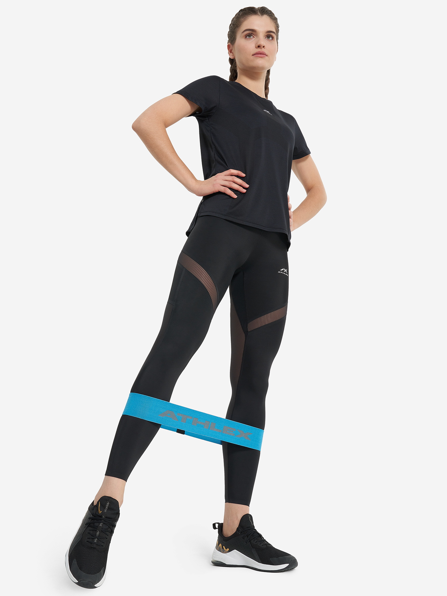 фото Футболка женская athlex, черный