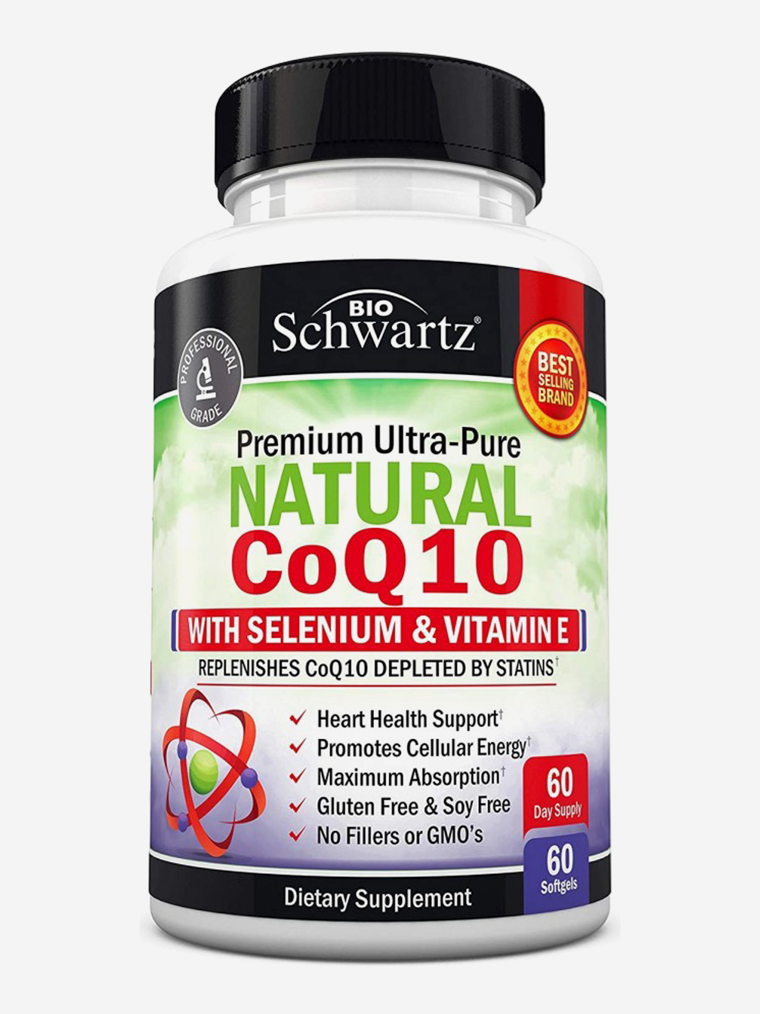 Изображение товара Коэнзим CoQ10, BioSchwartz, 200 мг, 60 капсул