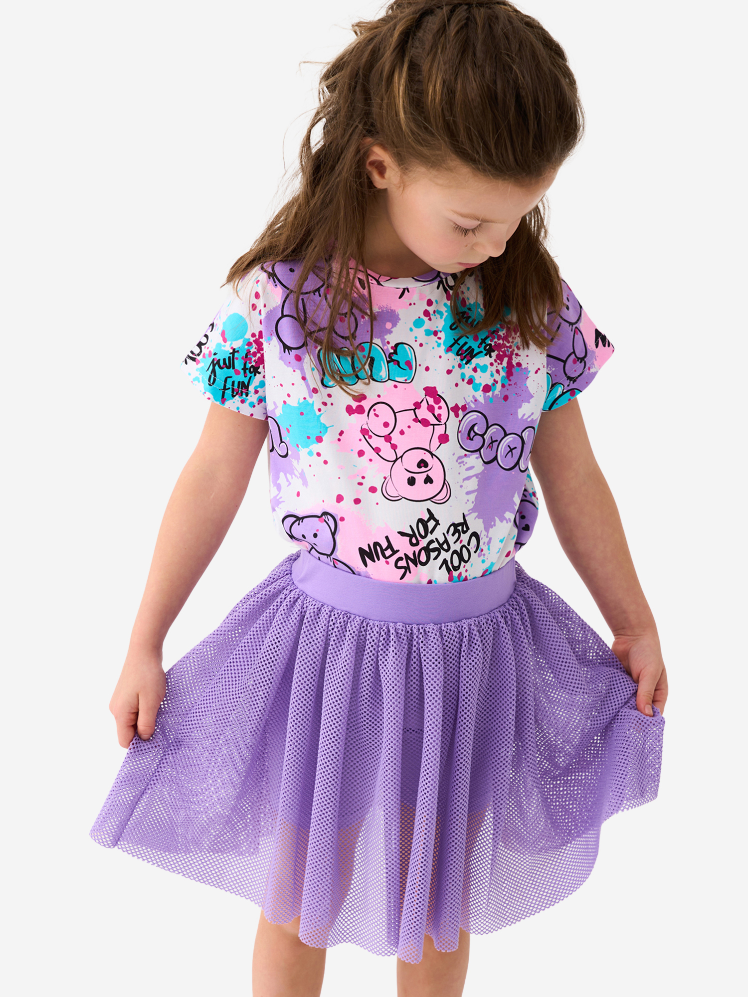 Изображение товара Юбка-шорты PlayToday для девочек — летний комфорт и стиль