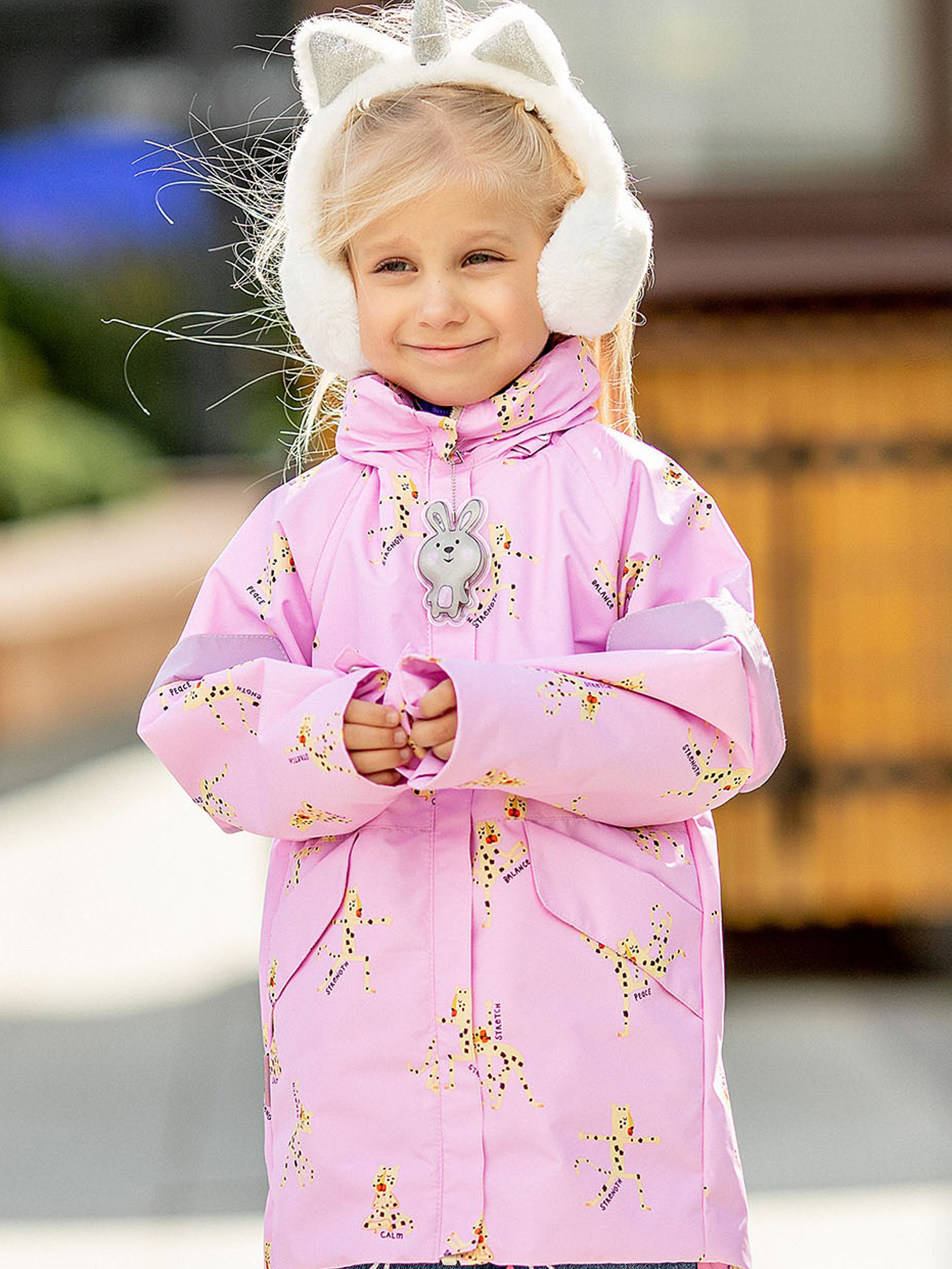 Изображение товара Детская женская куртка-парка batik Дрим читос розовая для демисезона и лета