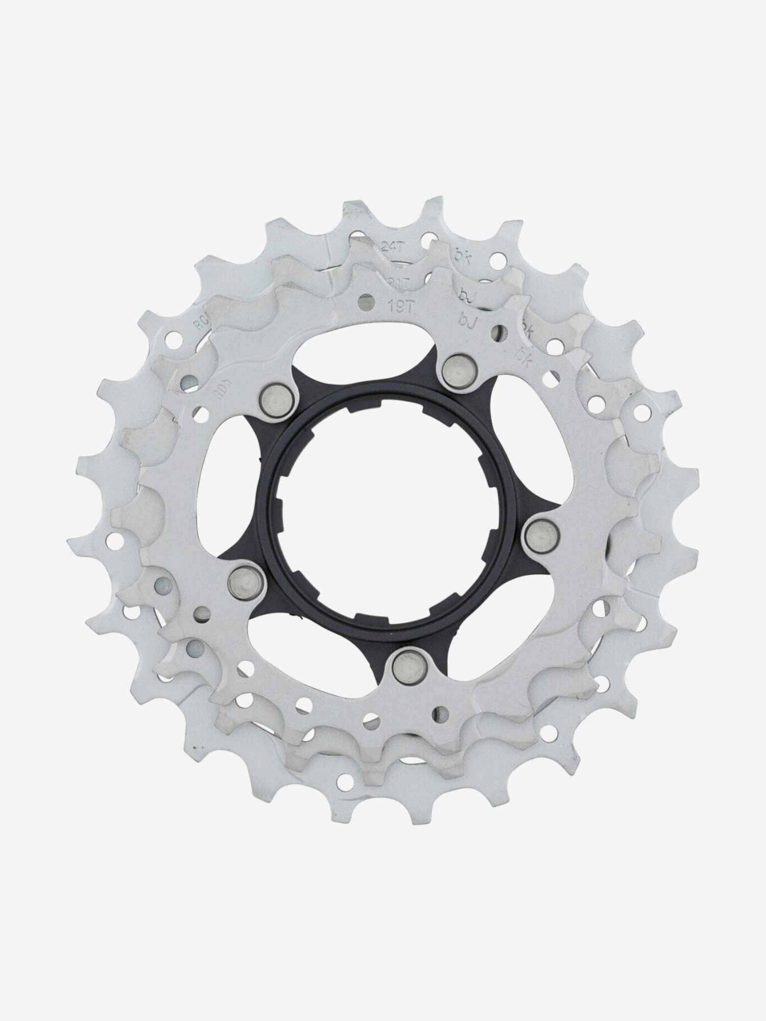 Изображение товара Велосипедная звезда Shimano XT CS-M771 10 скоростей, 19-21-24 зубья