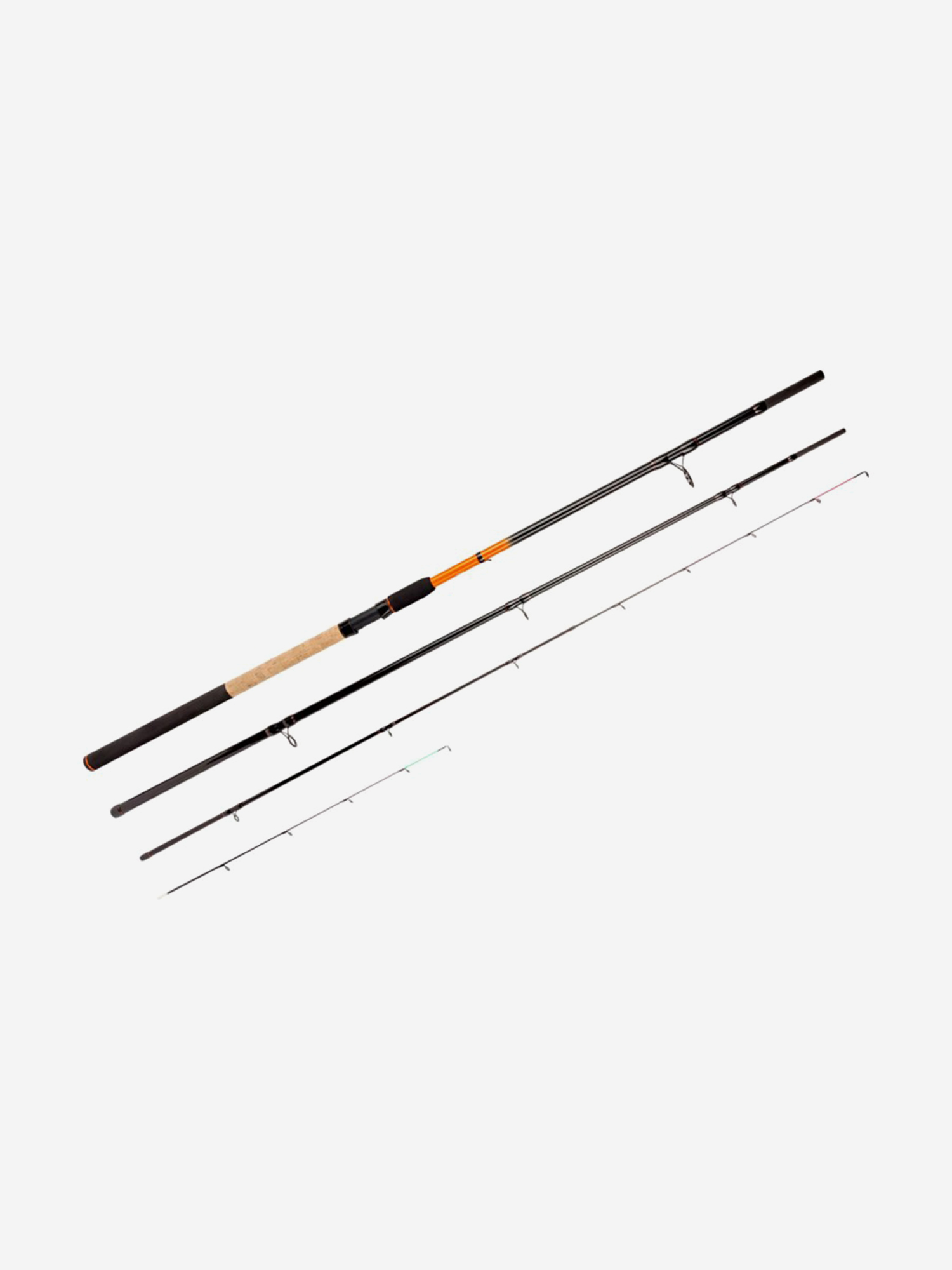 Изображение товара F-FISHING Удилище фидерное Fiaba Feeder 3,3м тест max 120г, Черный/Оранжевый