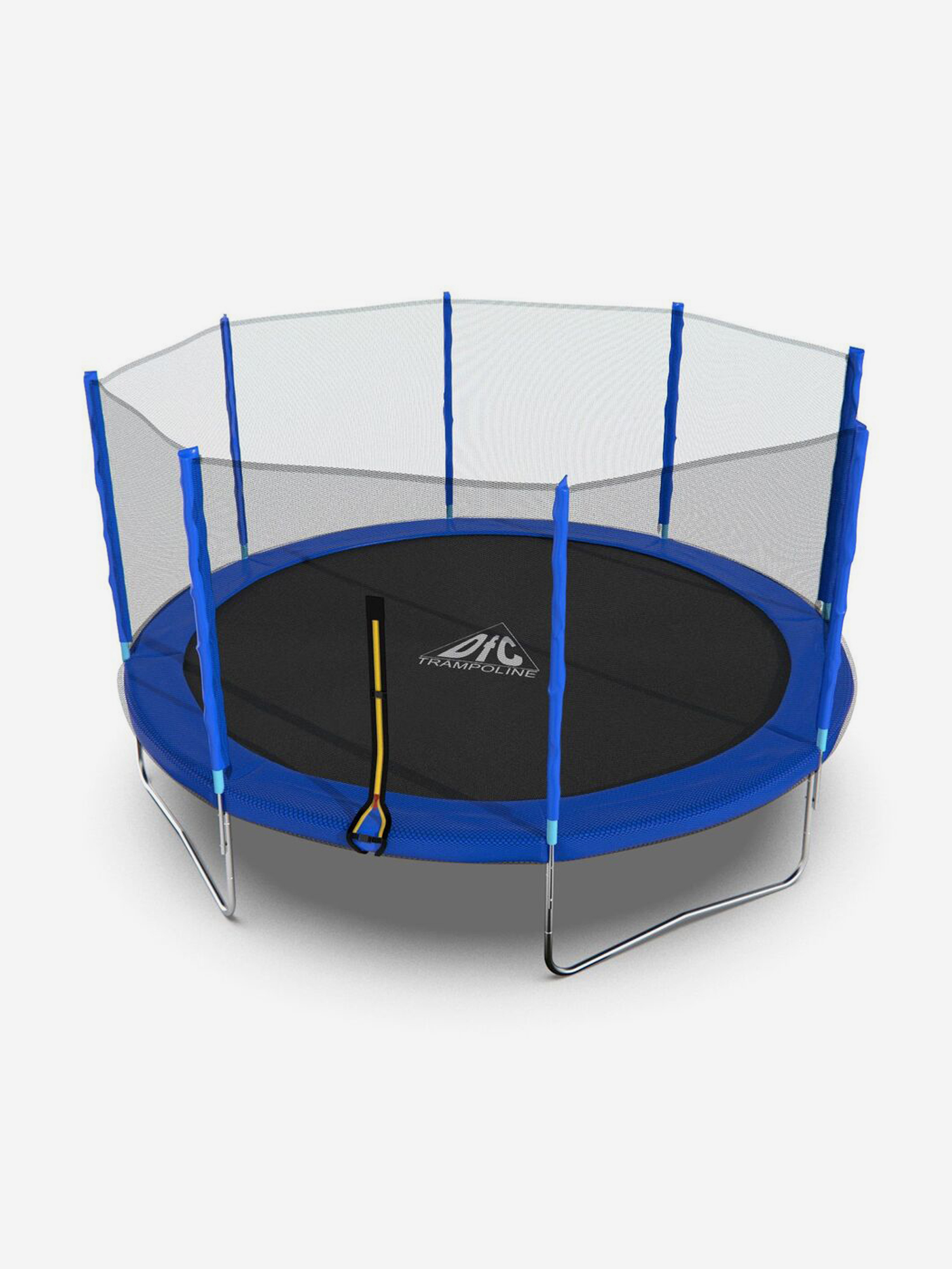 Изображение товара Батут DFC Trampoline Fitness 14FT (427 см) с защитной сеткой
