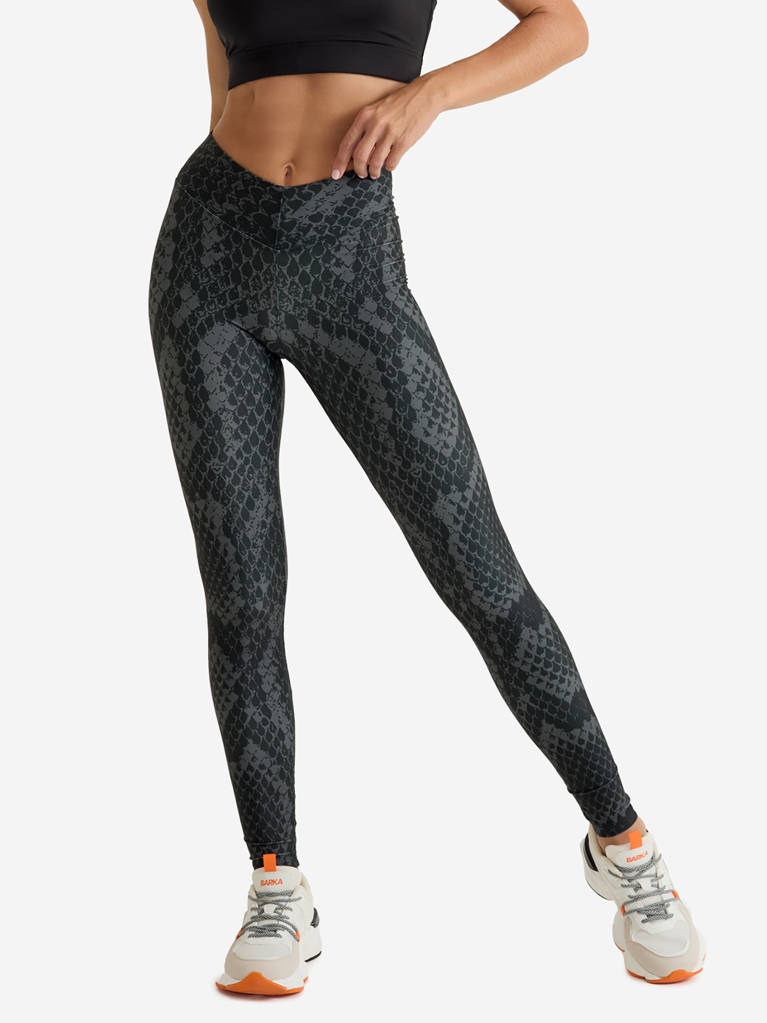 Изображение товара Женские спортивные легинсы BARKA с высоким поясом и компрессионным эффектом