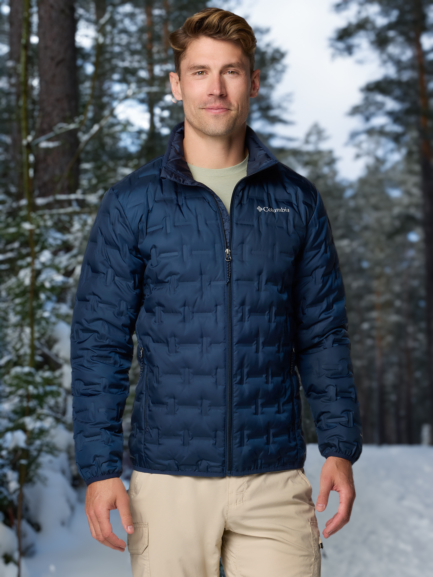 

Пуховик мужской Columbia Delta Ridge II Down Jacket, Синий