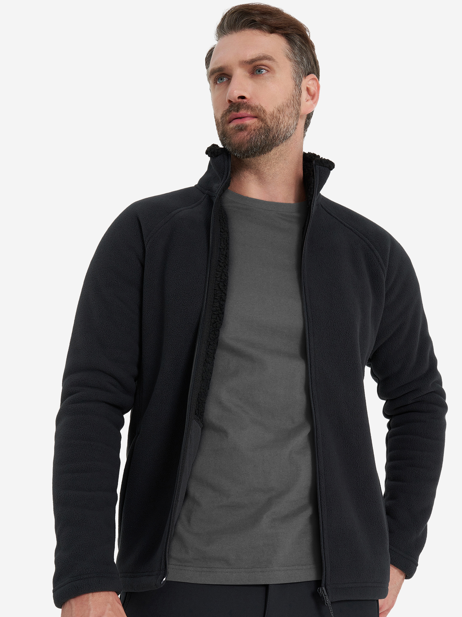 Джемпер флисовый Outventure, черный, арт. 20781